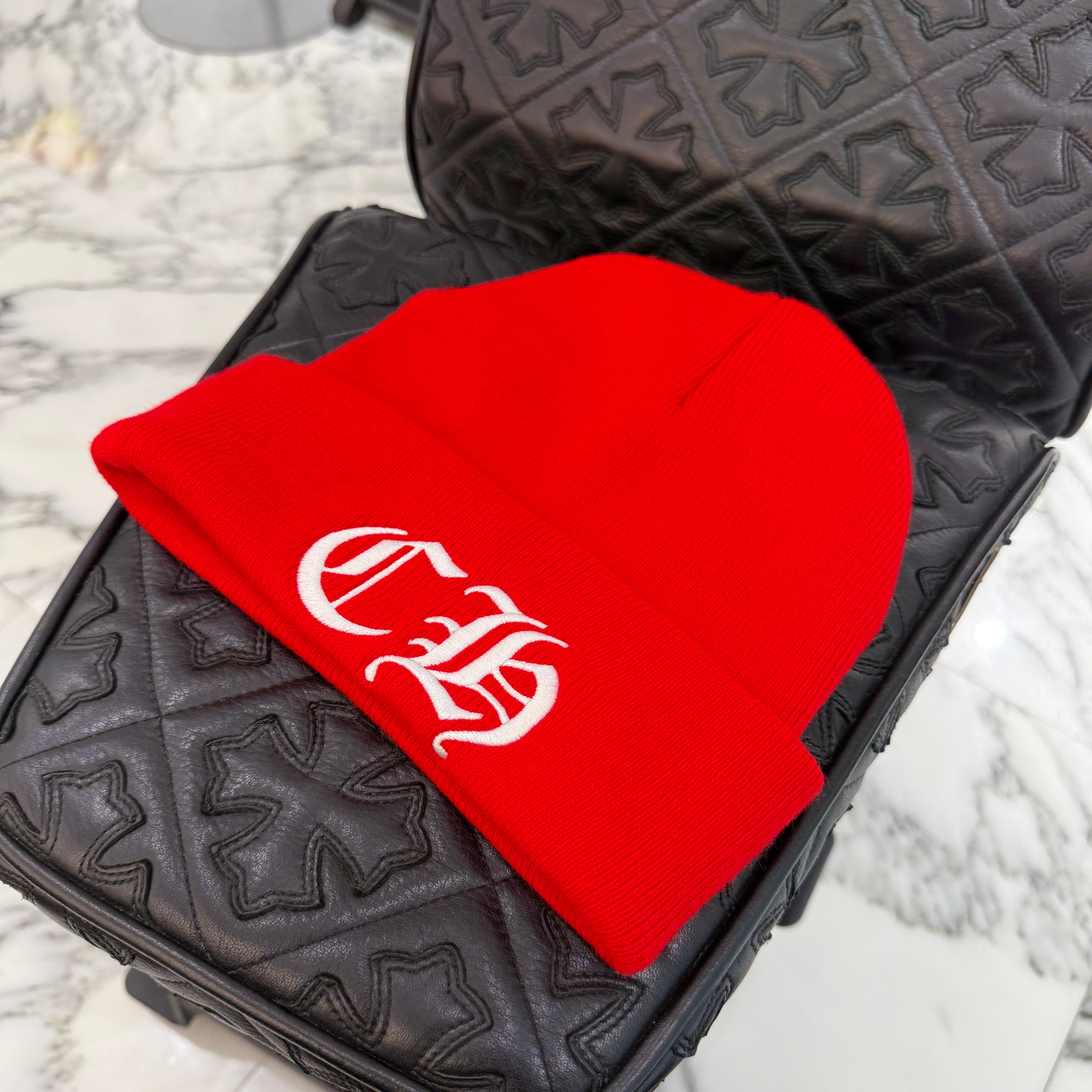 CHROME HEARTS CH Logo Embroidery Beanie Size ONE SIZE（22cm）クロムハーツ CHロゴ刺繍ビーニーサイズONE SIZE（22cm）