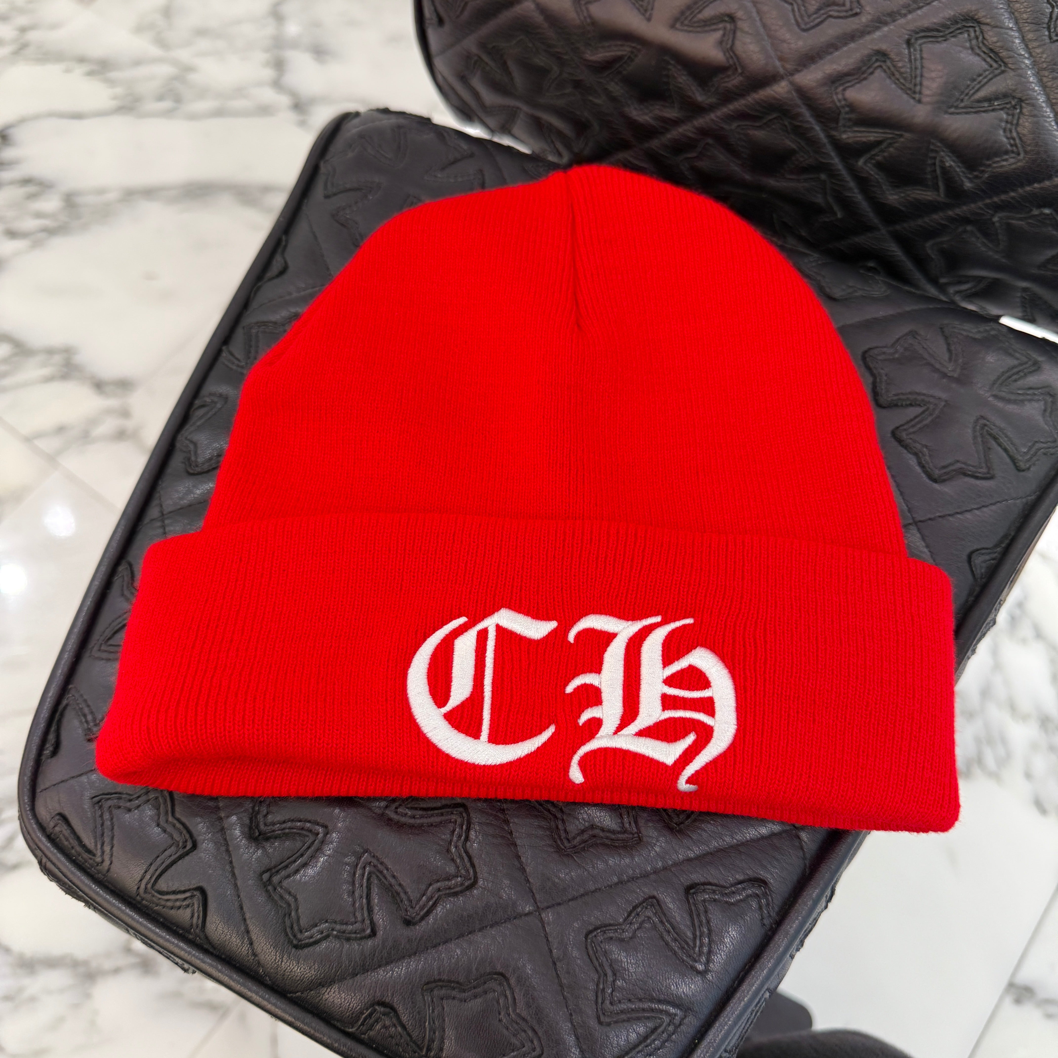 CHROME HEARTS CH Logo Embroidery Beanie Size ONE SIZE（22cm）クロムハーツ CHロゴ刺繍ビーニーサイズONE SIZE（22cm）