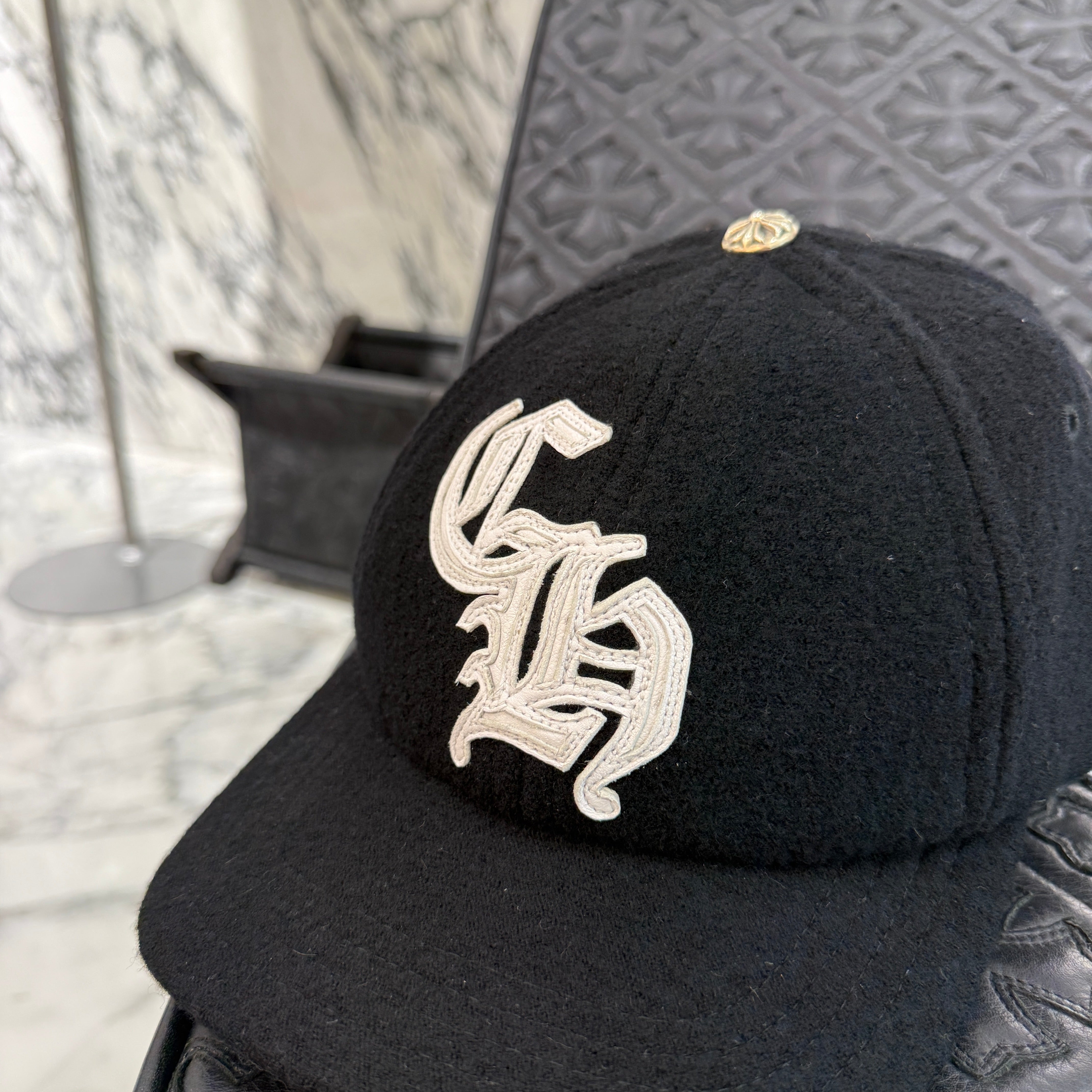 CHROME HEARTS CH Patch Wool Trucker Cap Size ONE SIZE（53-60）クロムハーツ CHパッチ ウール トラッカーキャップ サイズONE SIZE（53-60）