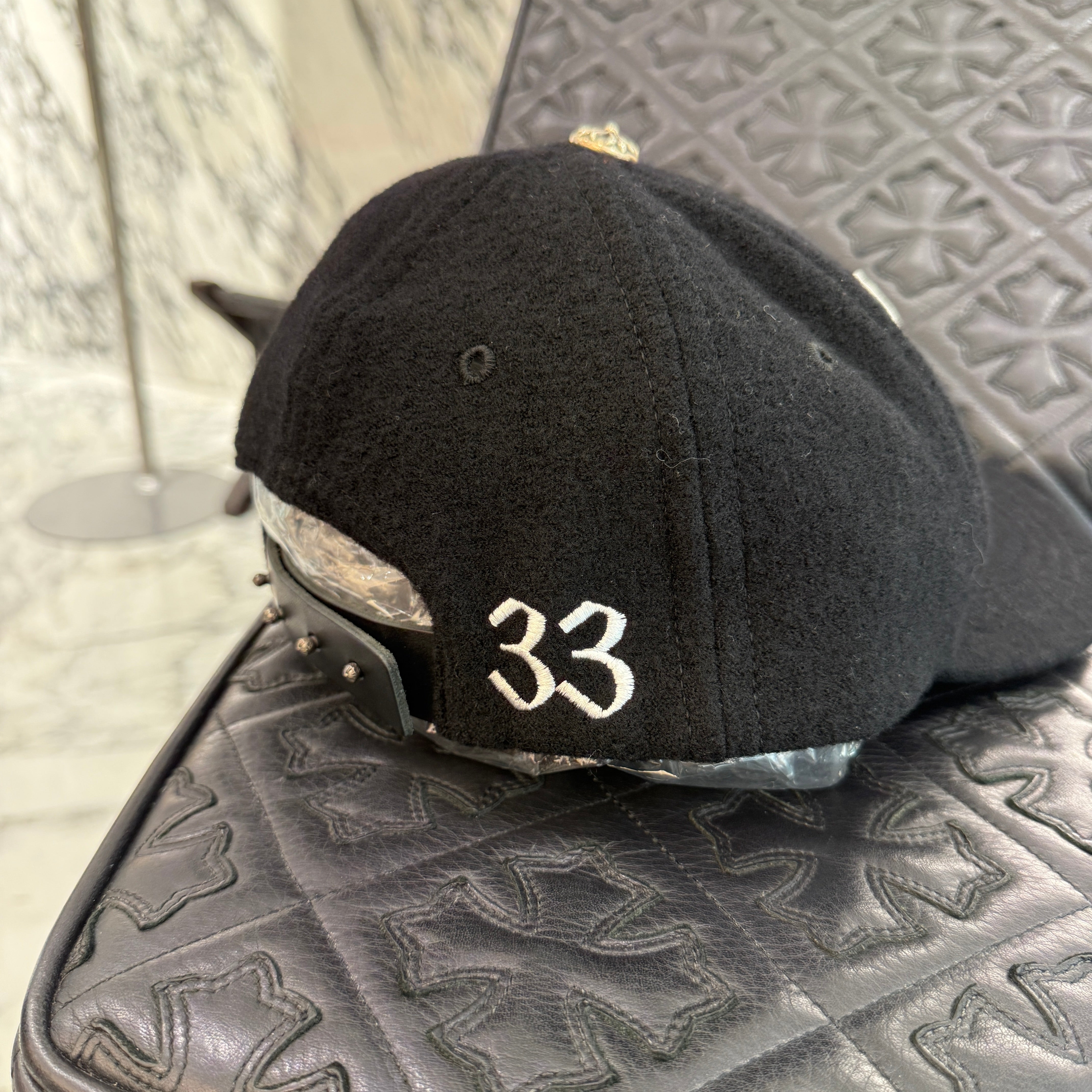 CHROME HEARTS CH Patch Wool Trucker Cap Size ONE SIZE（53-60