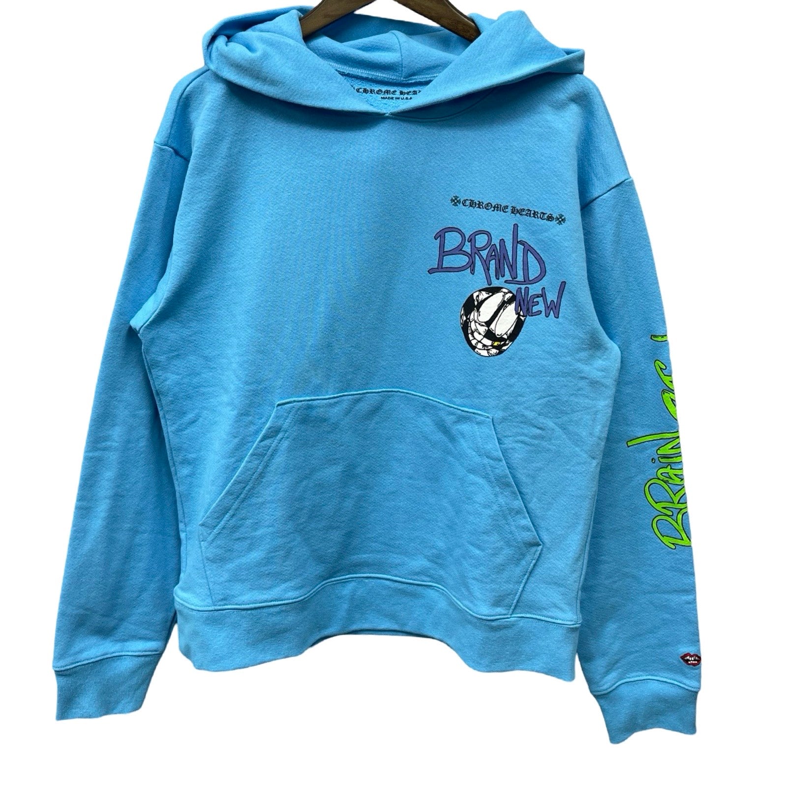 CHROME HEARTS×MATTY BOY 2024SS BRAIN NEW Pullover Hoodie Size S