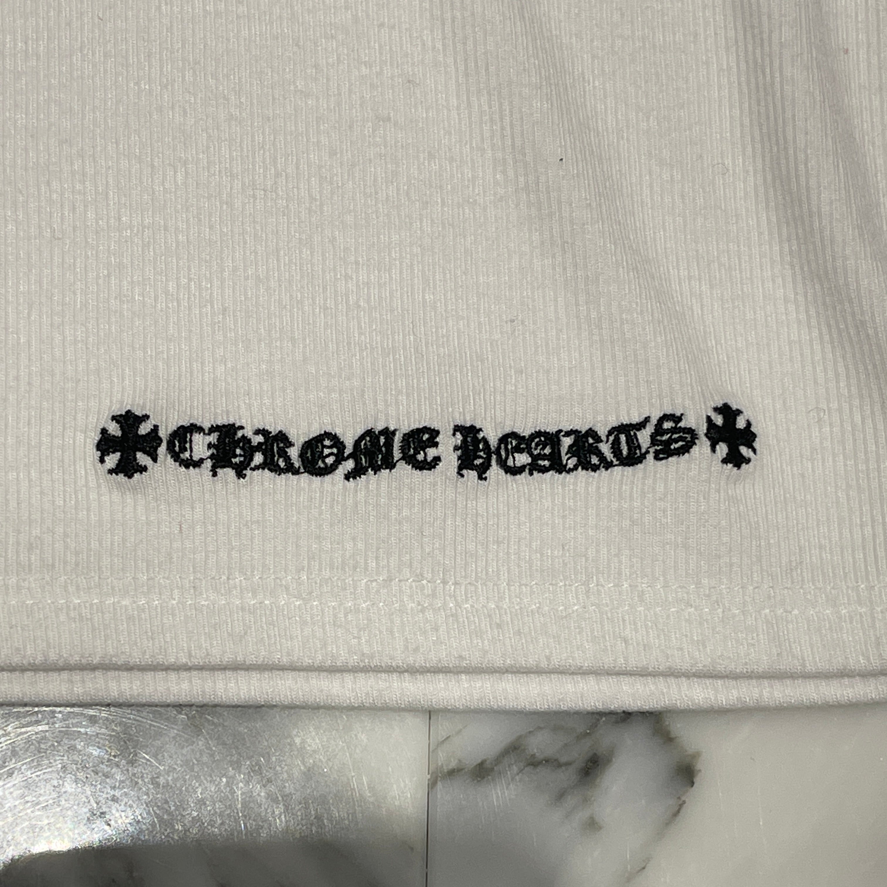 CHROME HEARTS Y NOT Vine Dagger Embroidery Polo Shirt Size M クロムハーツ ワイノット ヴァインダガー刺繍 ポロシャツ サイズM