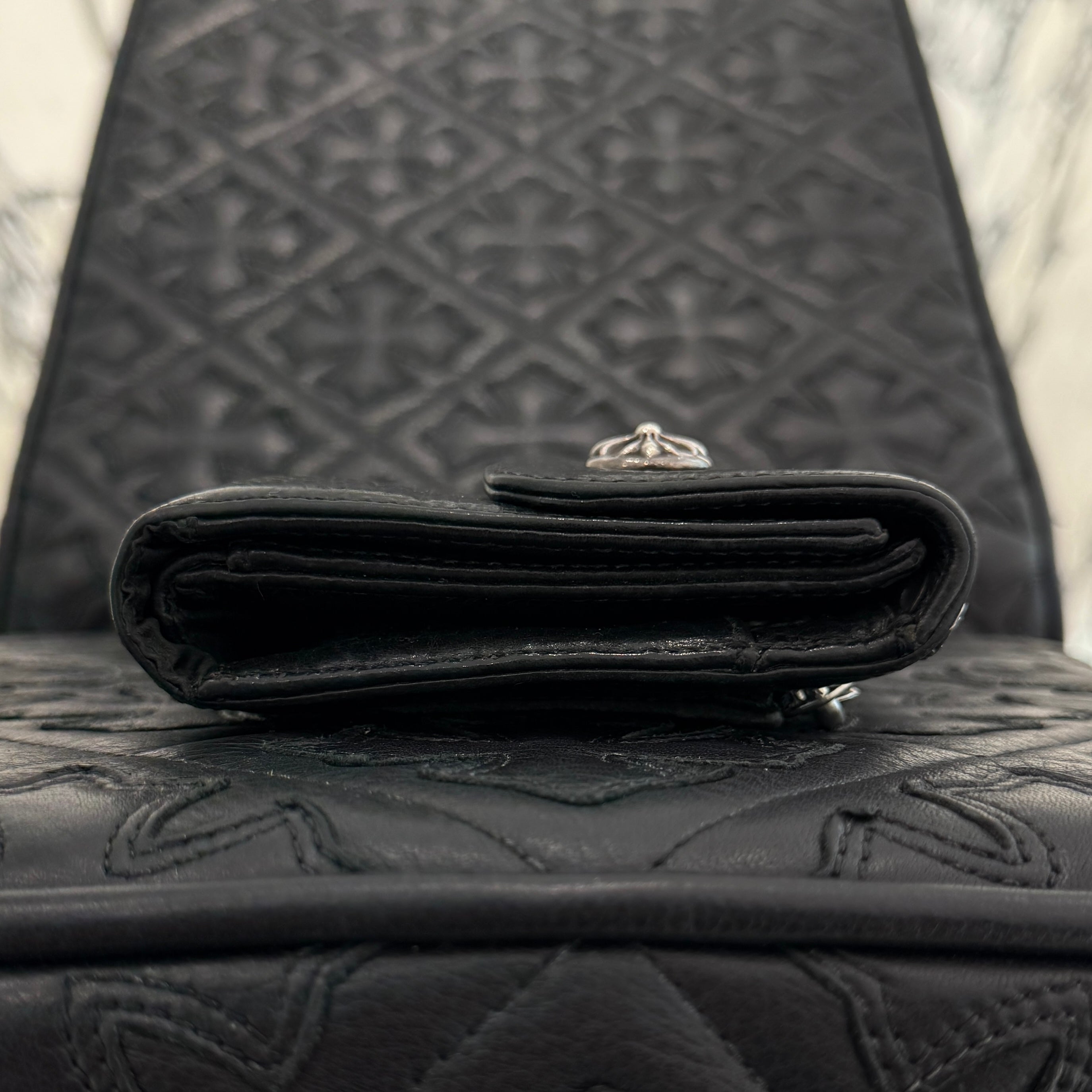 CHROME HEARTS Wave Cross Ball Wallet クロムハーツ ウェーブ クロスボール ウォレット