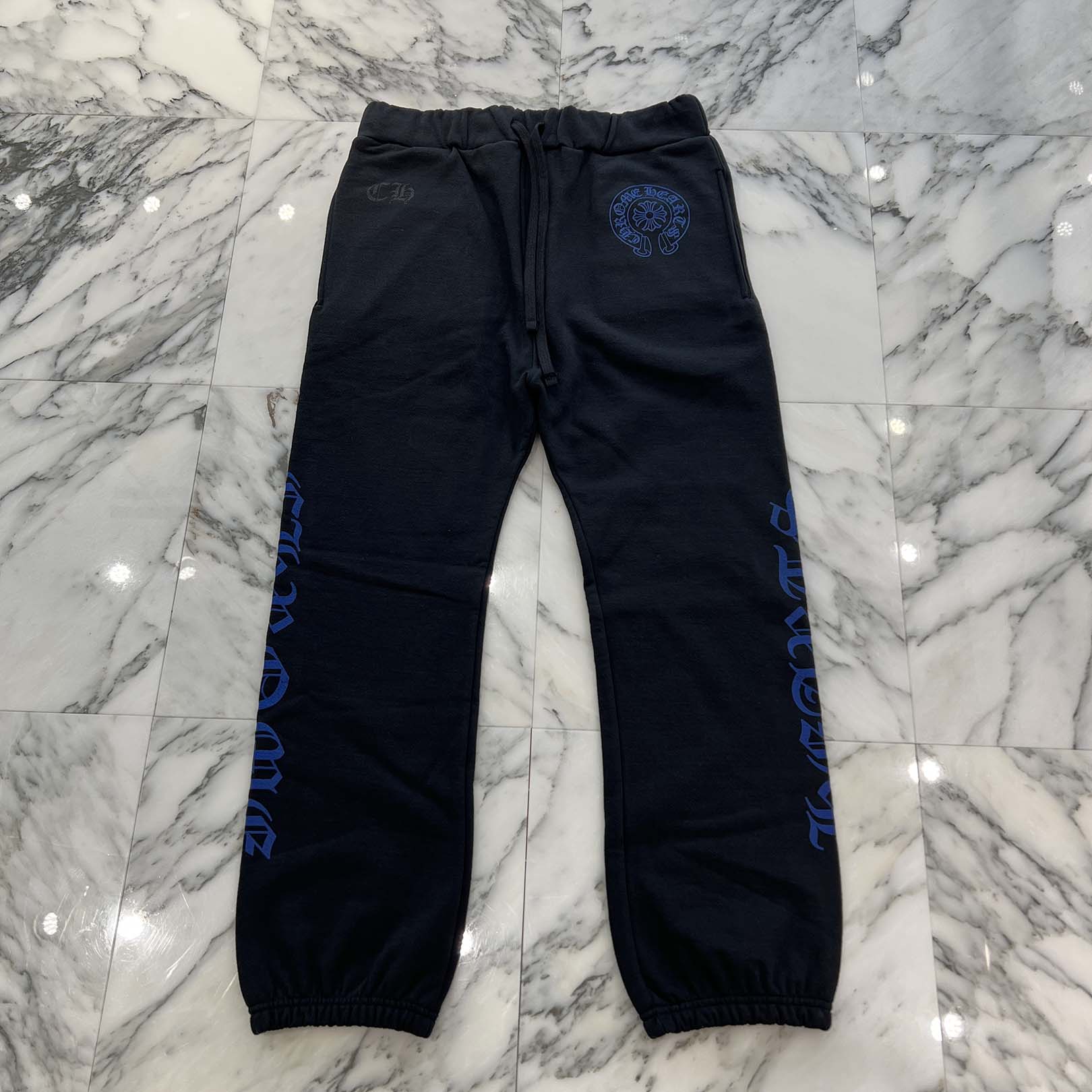 CHROME HEARTS Horseshoe Side Logo Sweat Long Pants Size L クロムハーツ ホースシュー サイドロゴ スウェットロングパンツ サイズL