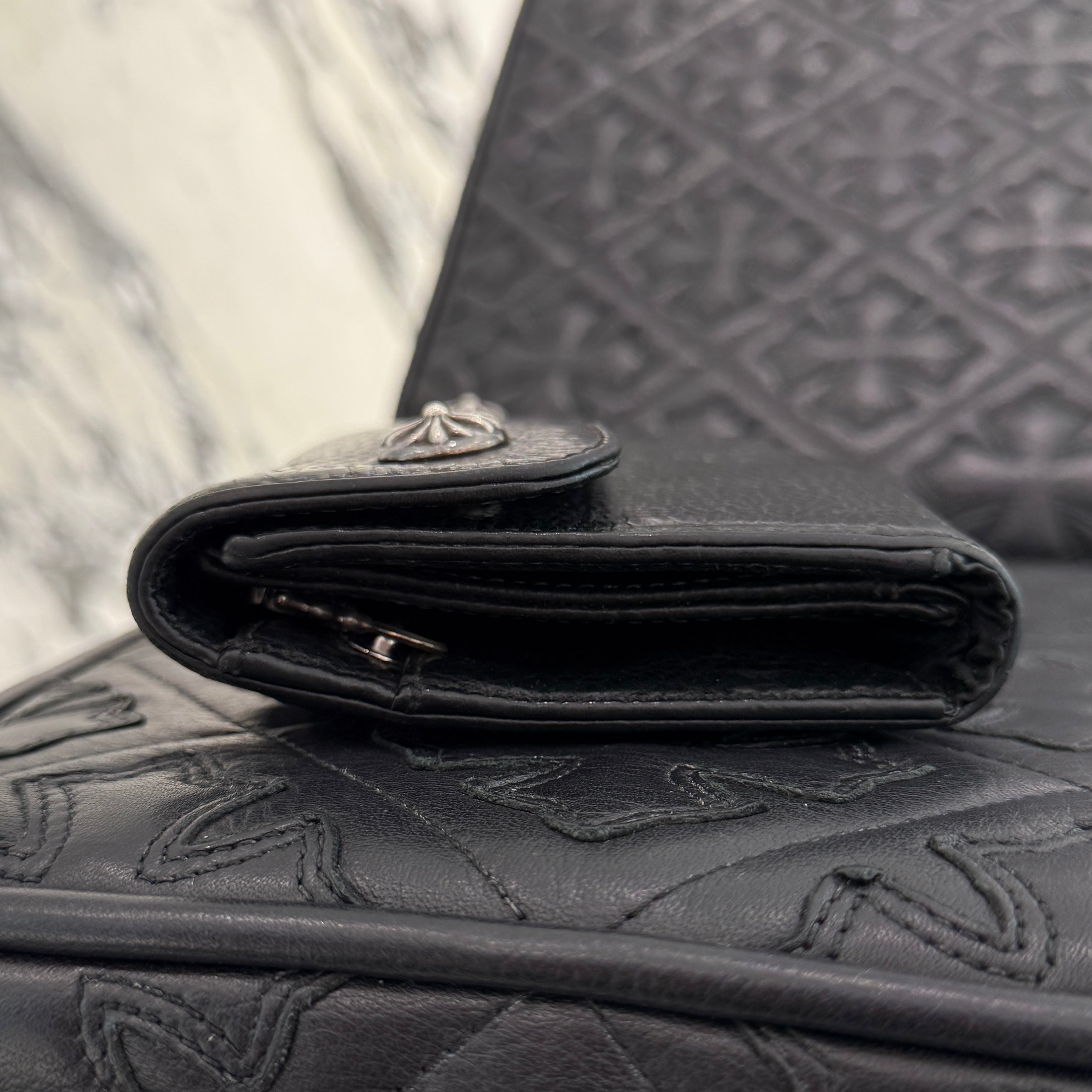 CHROME HEARTS Wave Cross Ball Wallet クロムハーツ ウェーブ クロスボール ウォレット