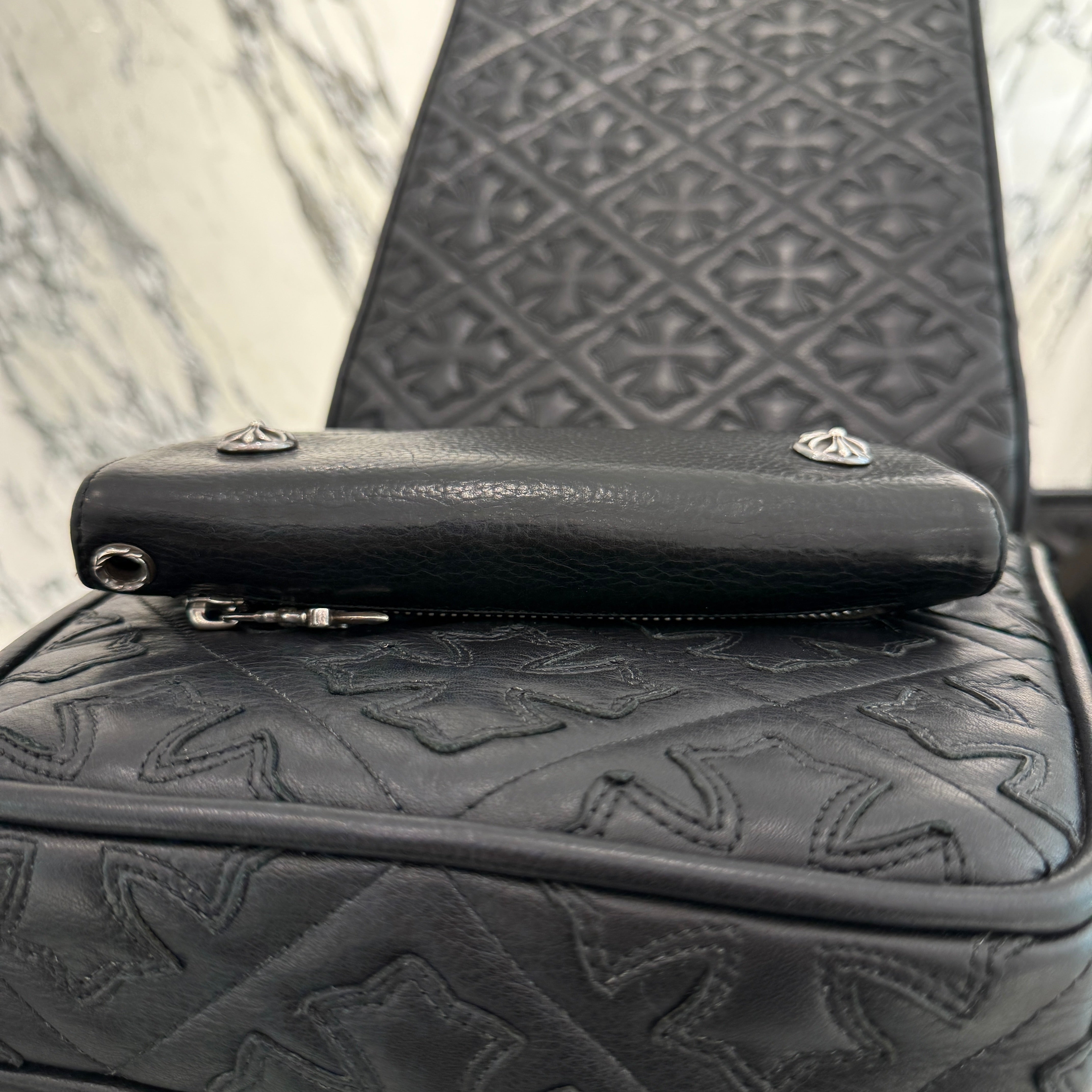 CHROME HEARTS Wave Cross Ball Wallet クロムハーツ ウェーブ クロスボール ウォレット