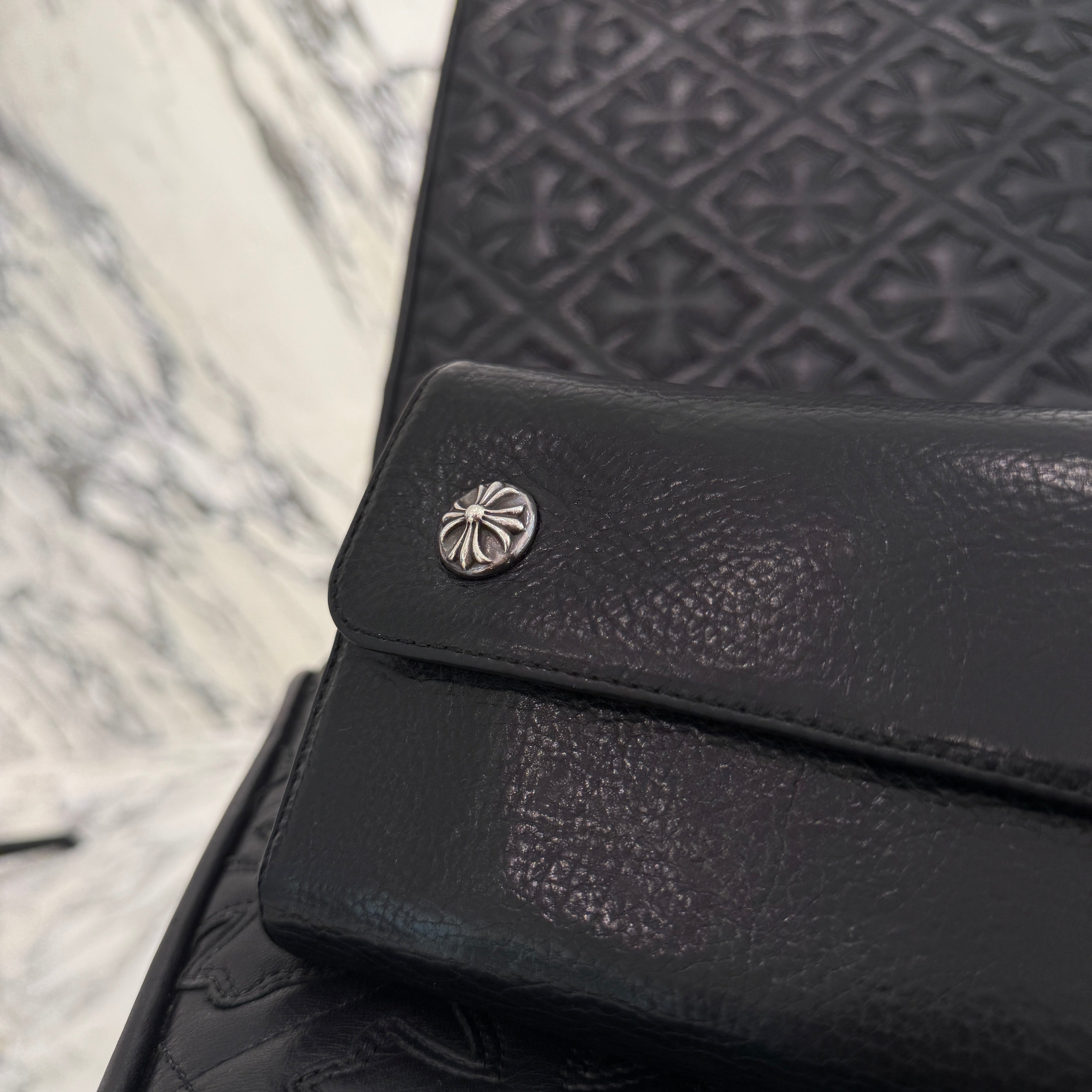 CHROME HEARTS Wave Cross Ball Wallet クロムハーツ ウェーブ クロスボール ウォレット