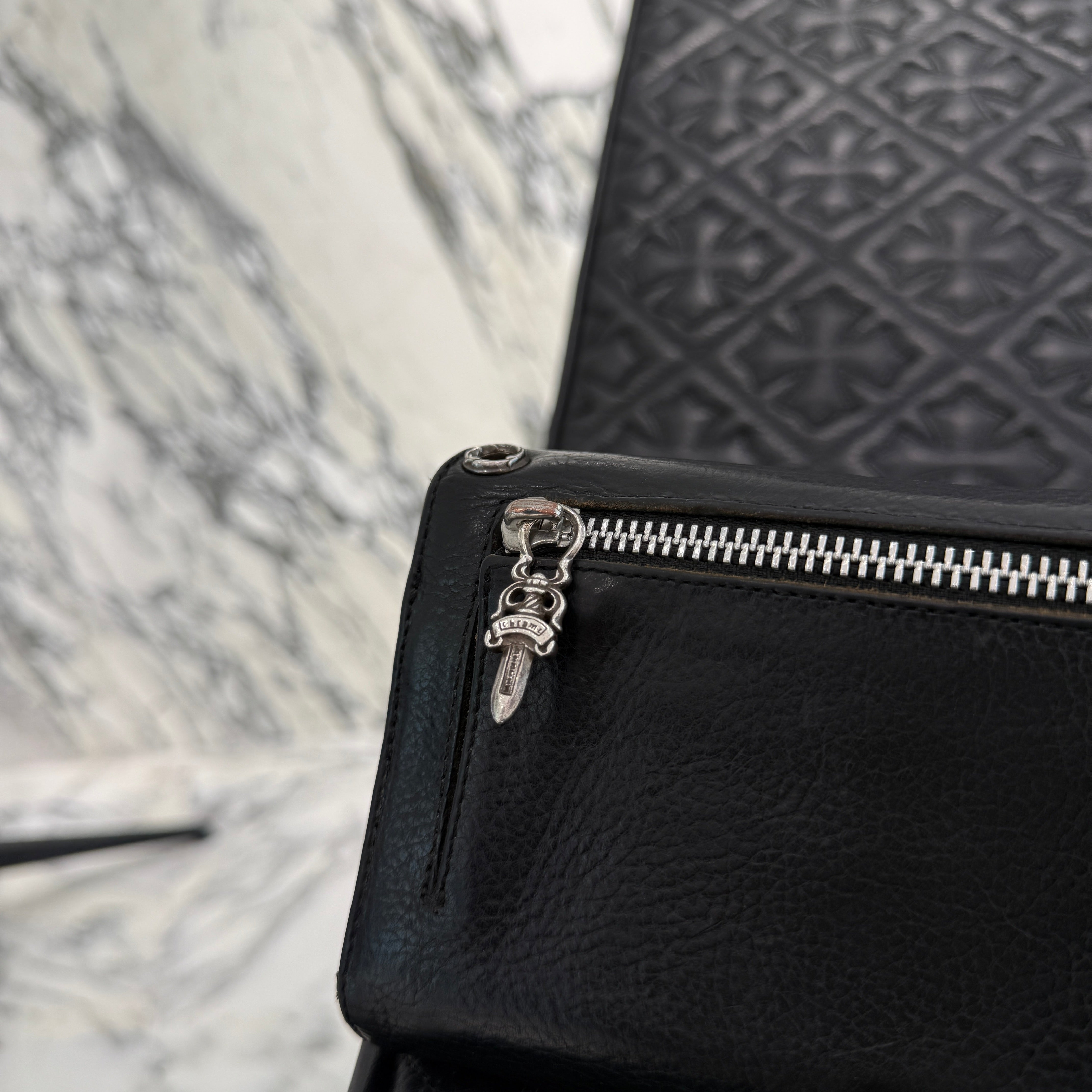 CHROME HEARTS Wave Cross Ball Wallet クロムハーツ ウェーブ クロスボール ウォレット