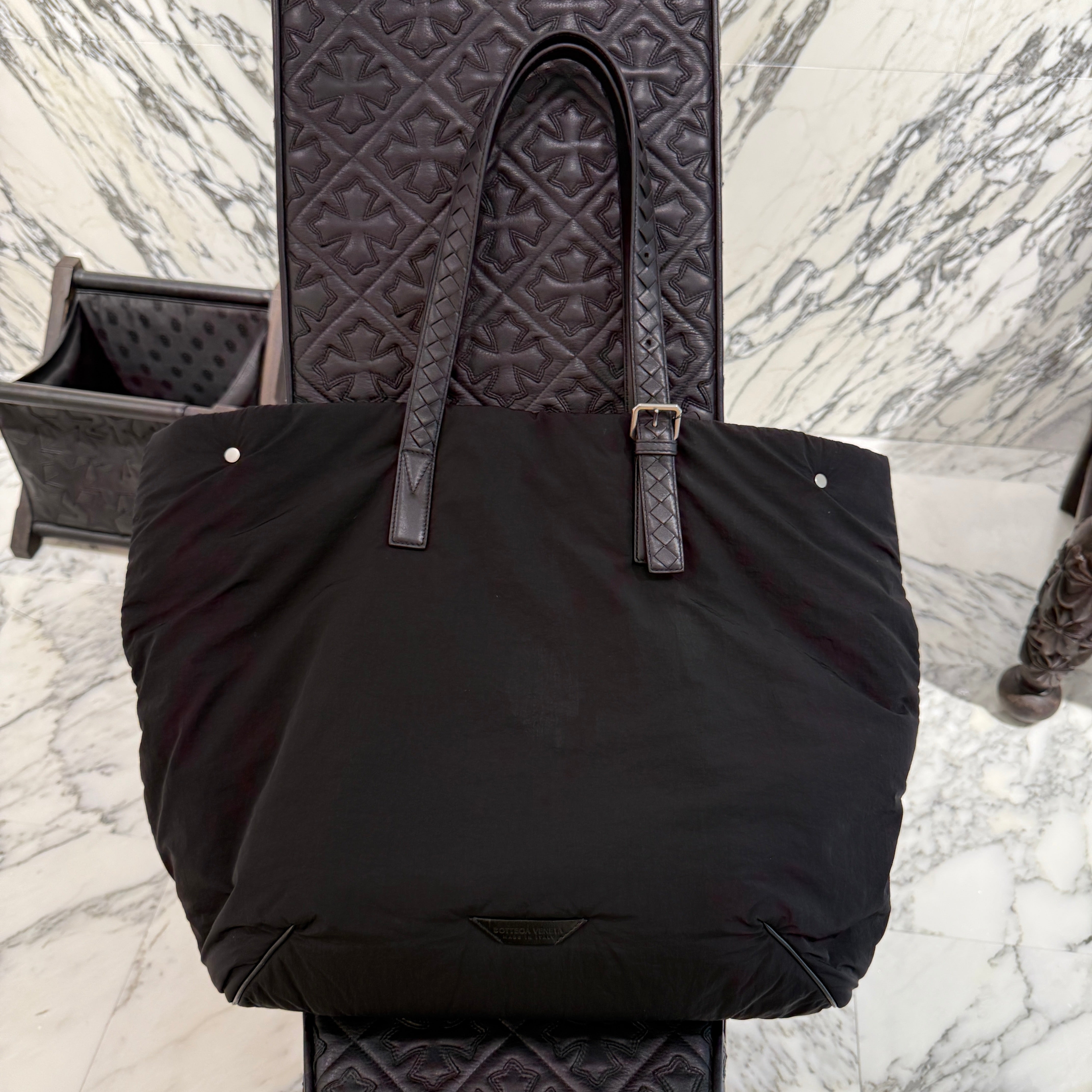 BOTTEGA VENETTA Crossroad Buckle Tote Bag 776201VCQGC8803 ボッテガヴェネタ クロスロード バックル トートバッグ