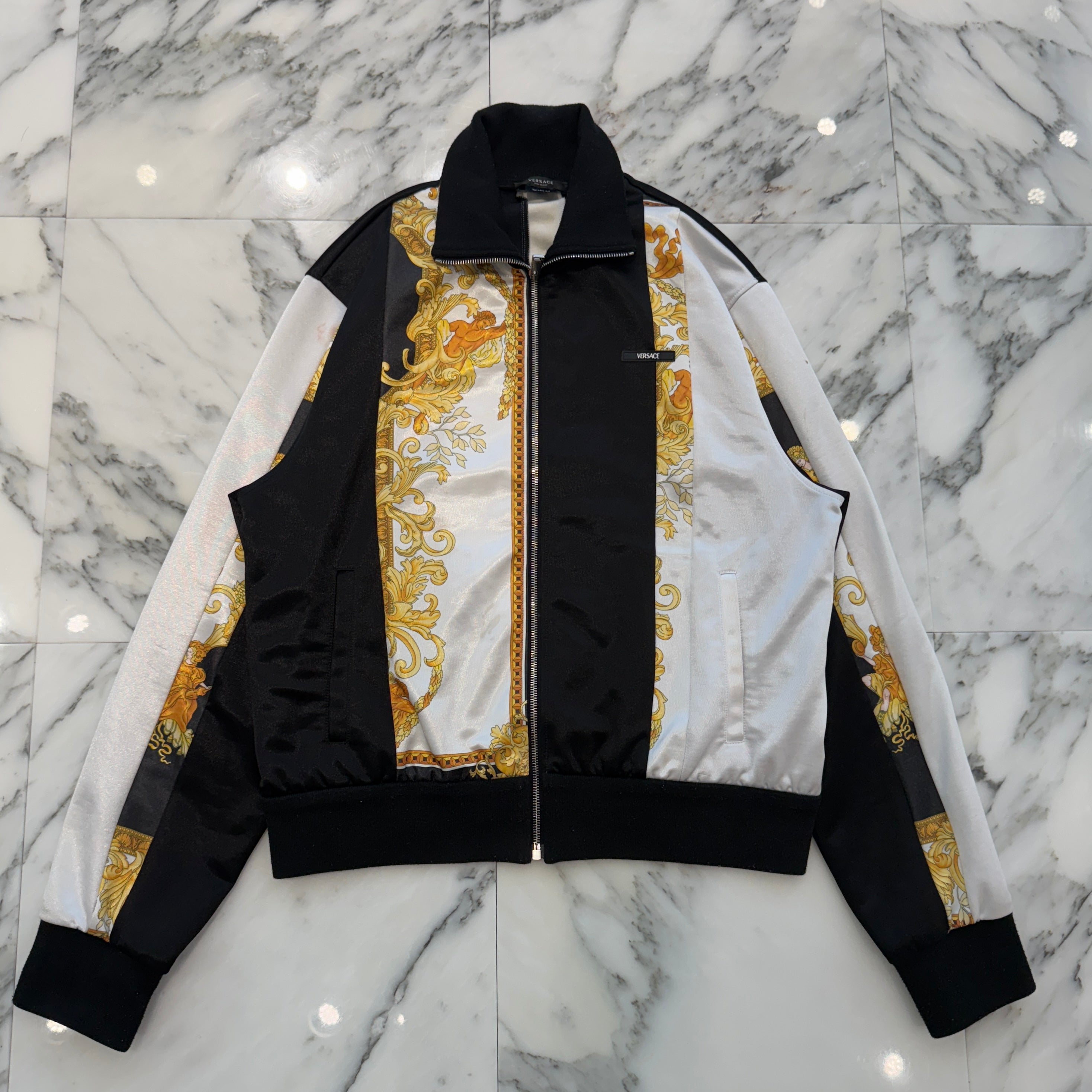 VERSACE 2021AW Medusa Barocco Renaissance Track Jacket 1001033 IA00679 Size L ヴェルサーチェ メデューサ バロッコ ルネッサンス トラックジャケット サイズL