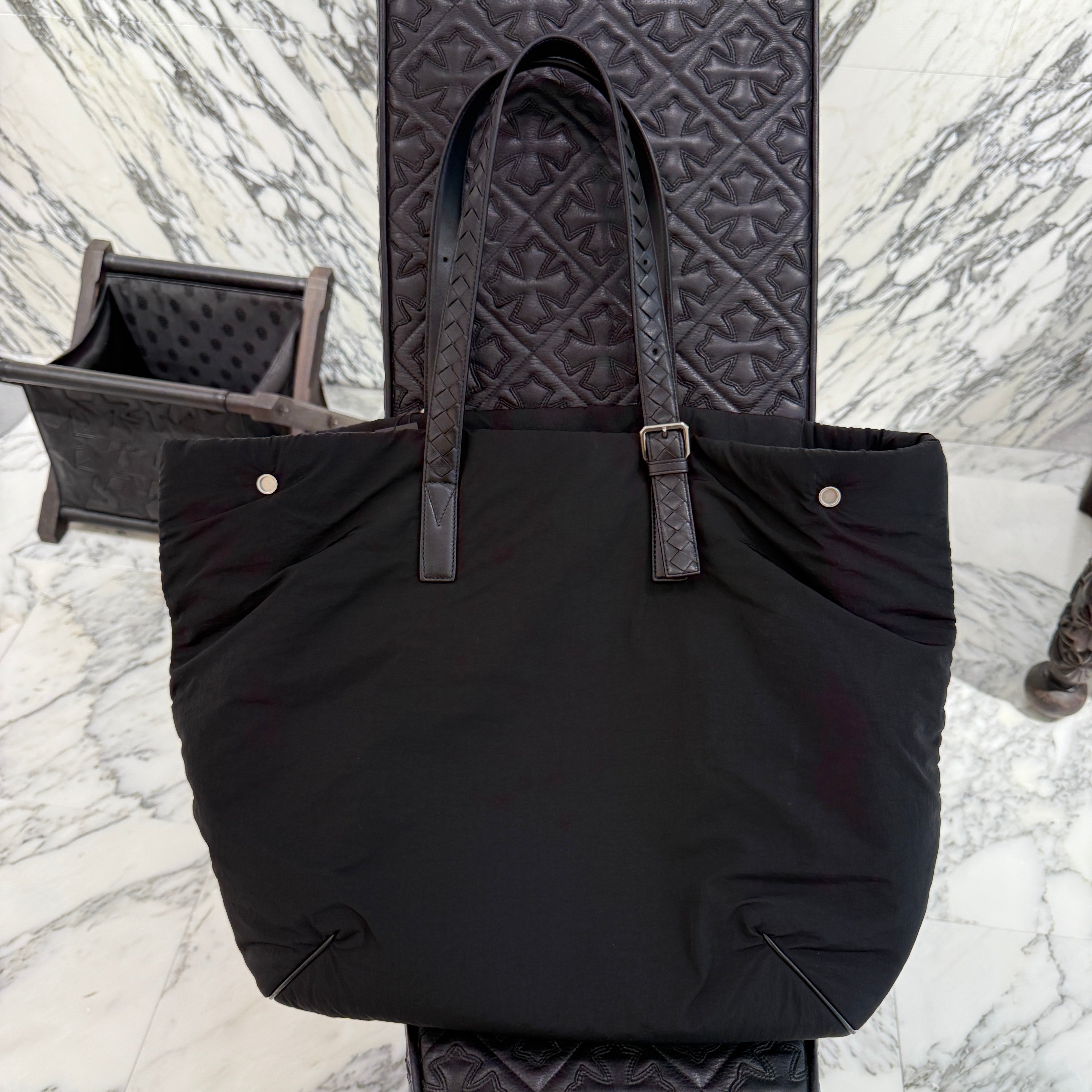 BOTTEGA VENETTA Crossroad Buckle Tote Bag 776201VCQGC8803 ボッテガヴェネタ クロスロード バックル トートバッグ