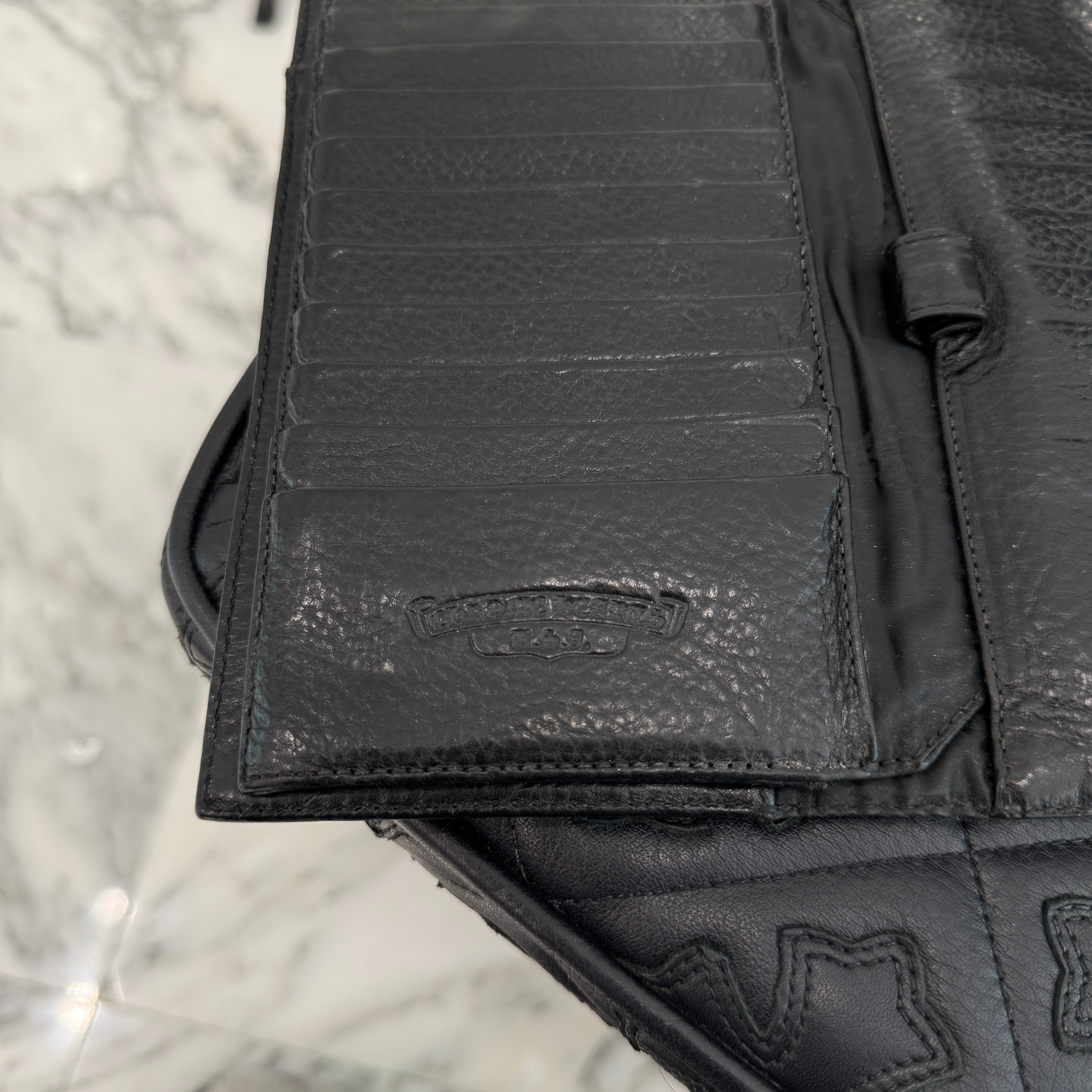 CHROME HEARTS Wave Cross Ball Wallet クロムハーツ ウェーブ クロスボール ウォレット