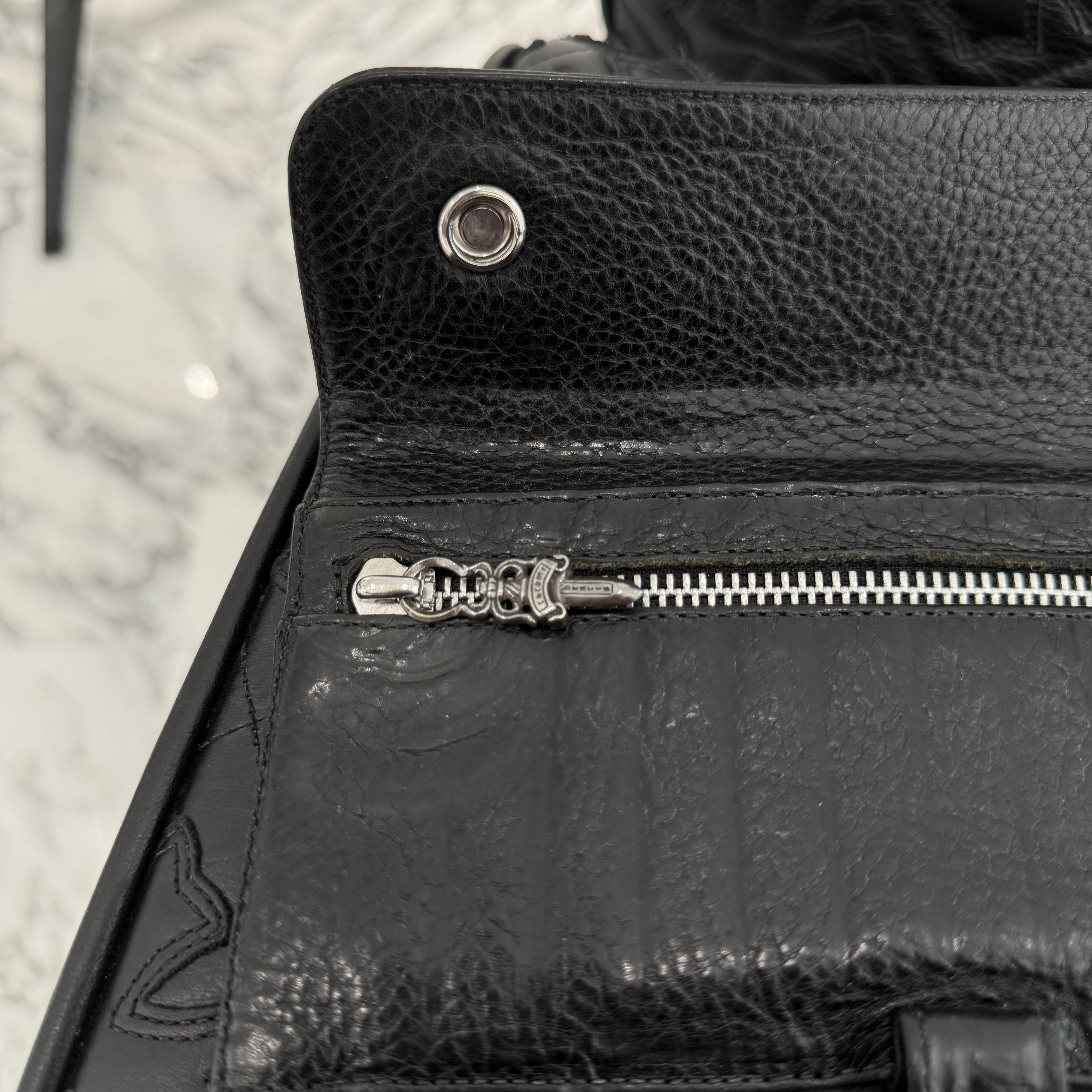 CHROME HEARTS Wave Cross Ball Wallet クロムハーツ ウェーブ クロスボール ウォレット