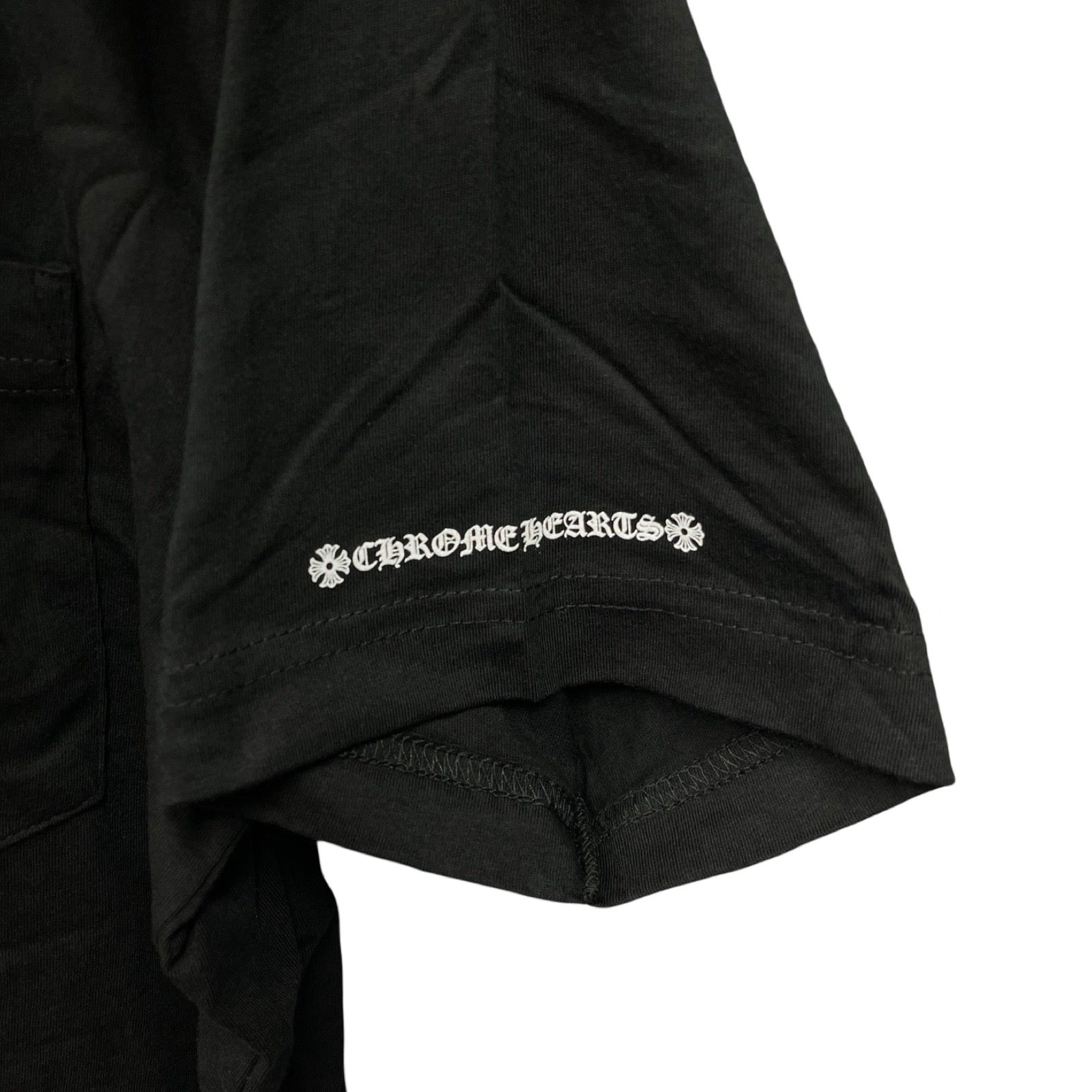 CHROME HEARTS Neck Logo Tee Size M