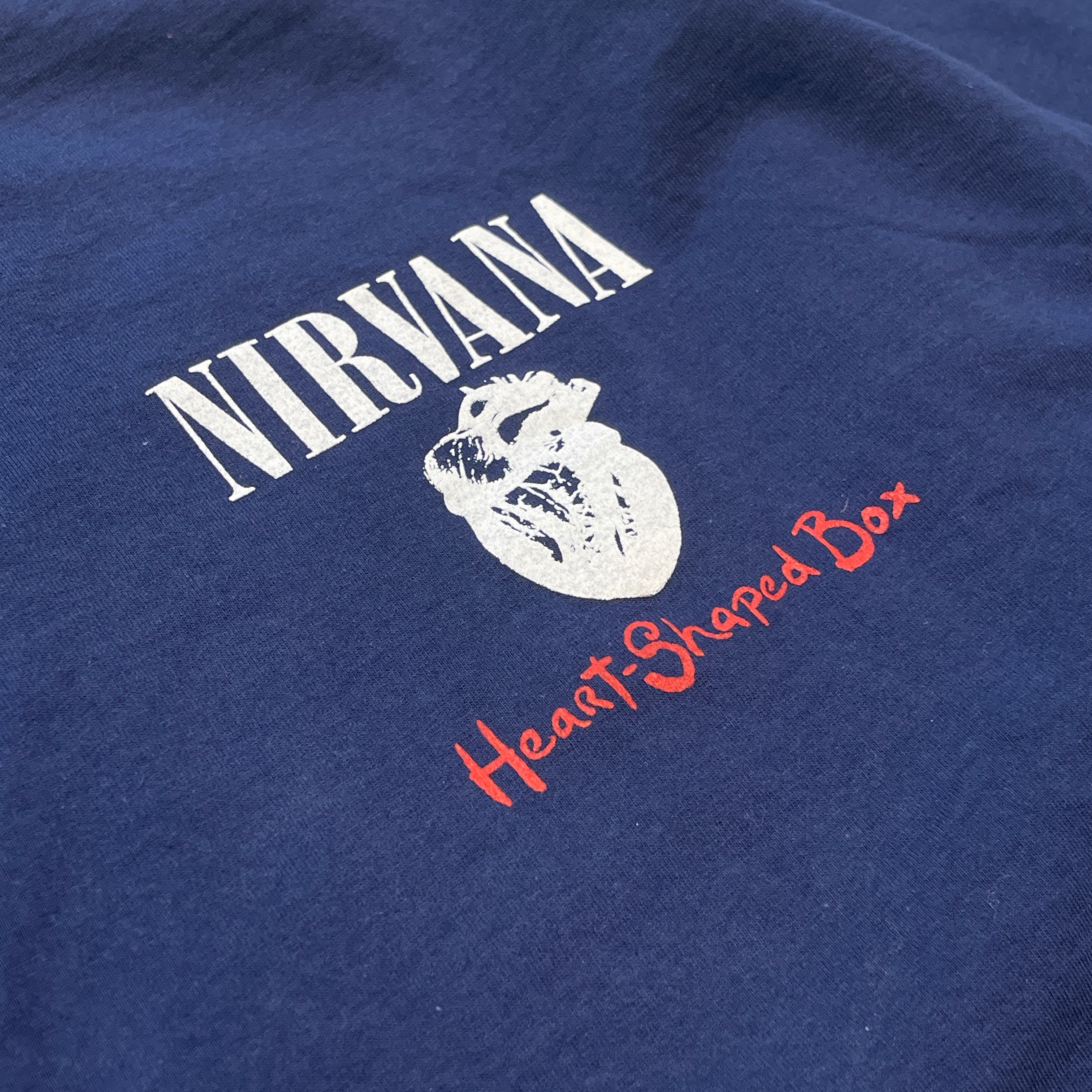 Vintage 00's FRUIT OF THE LOOM NIRVANA ''Heart-Shaped Box'' L/S Tee Size L 2000年 フルーツオブザルーム ニルヴァーナ "ハート-シェイプド-ボックス" ロングスリーブTシャツ サイズL