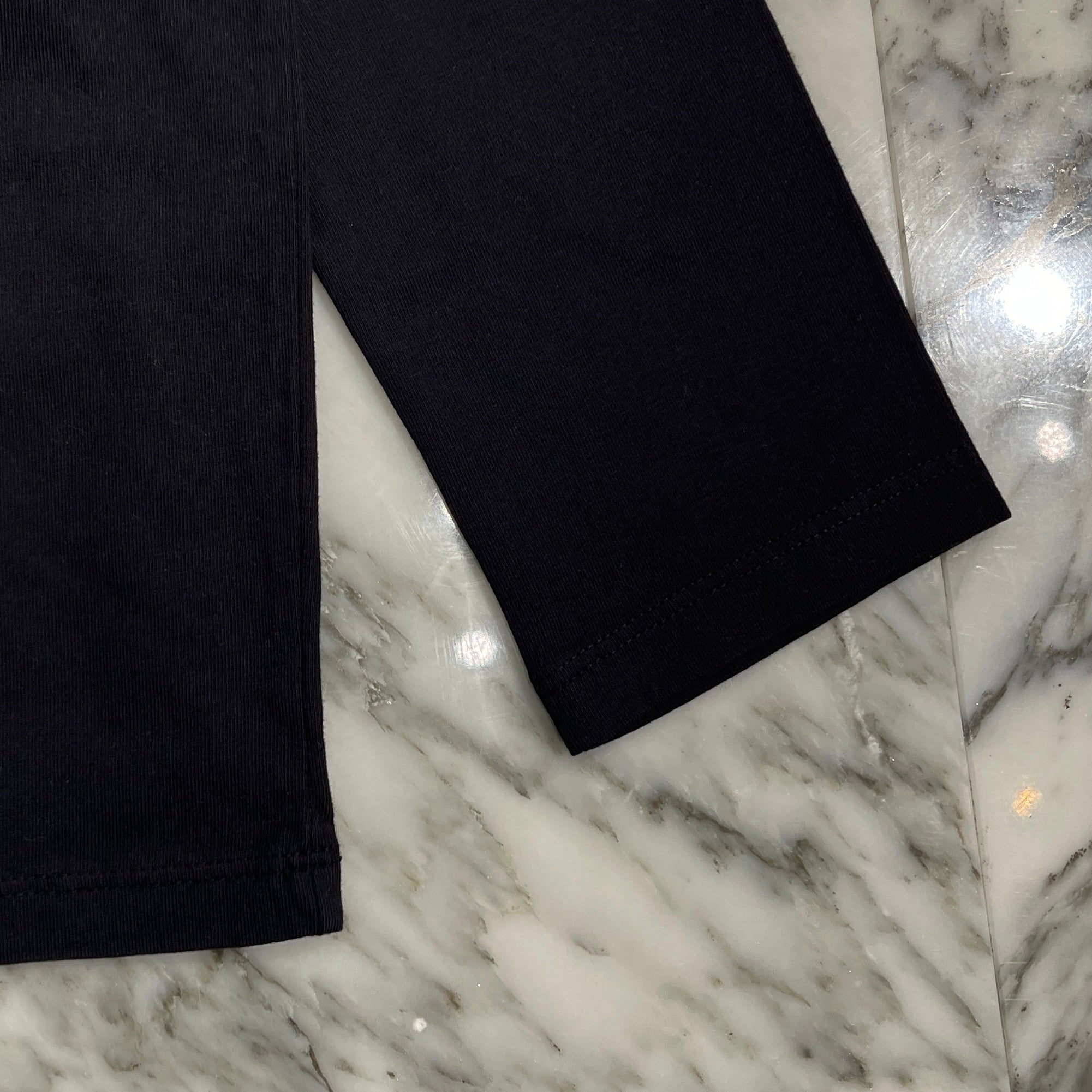 CHROME HEARTS Y NOT King Taco 3 Cemetery Cross Flock Print Long Sleeve Tee Size M クロムハーツ ワイノット キングタコ 3セメタリークロス フロッキーパッチ プリント ロングスリーブTシャツ サイズM