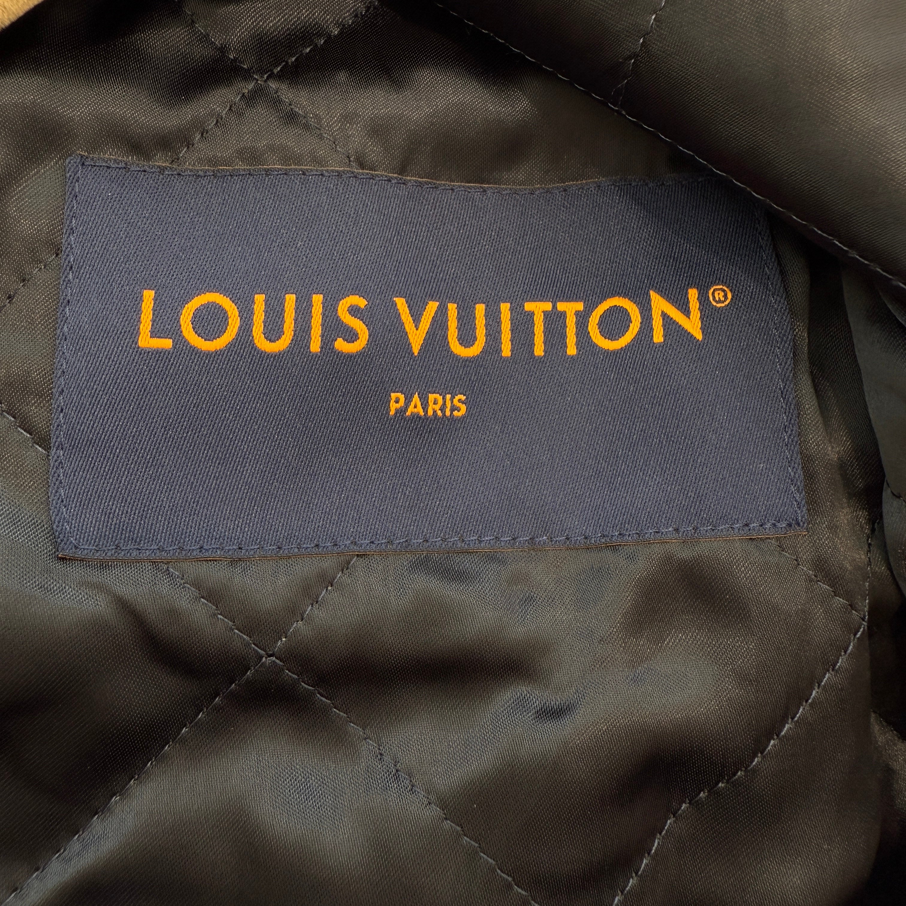 LOUIS VUITTON 2024SS Monogram Denim Jacket 1AF758 Size 48 ルイヴィトン モノグラム デニムジャケット サイズ48