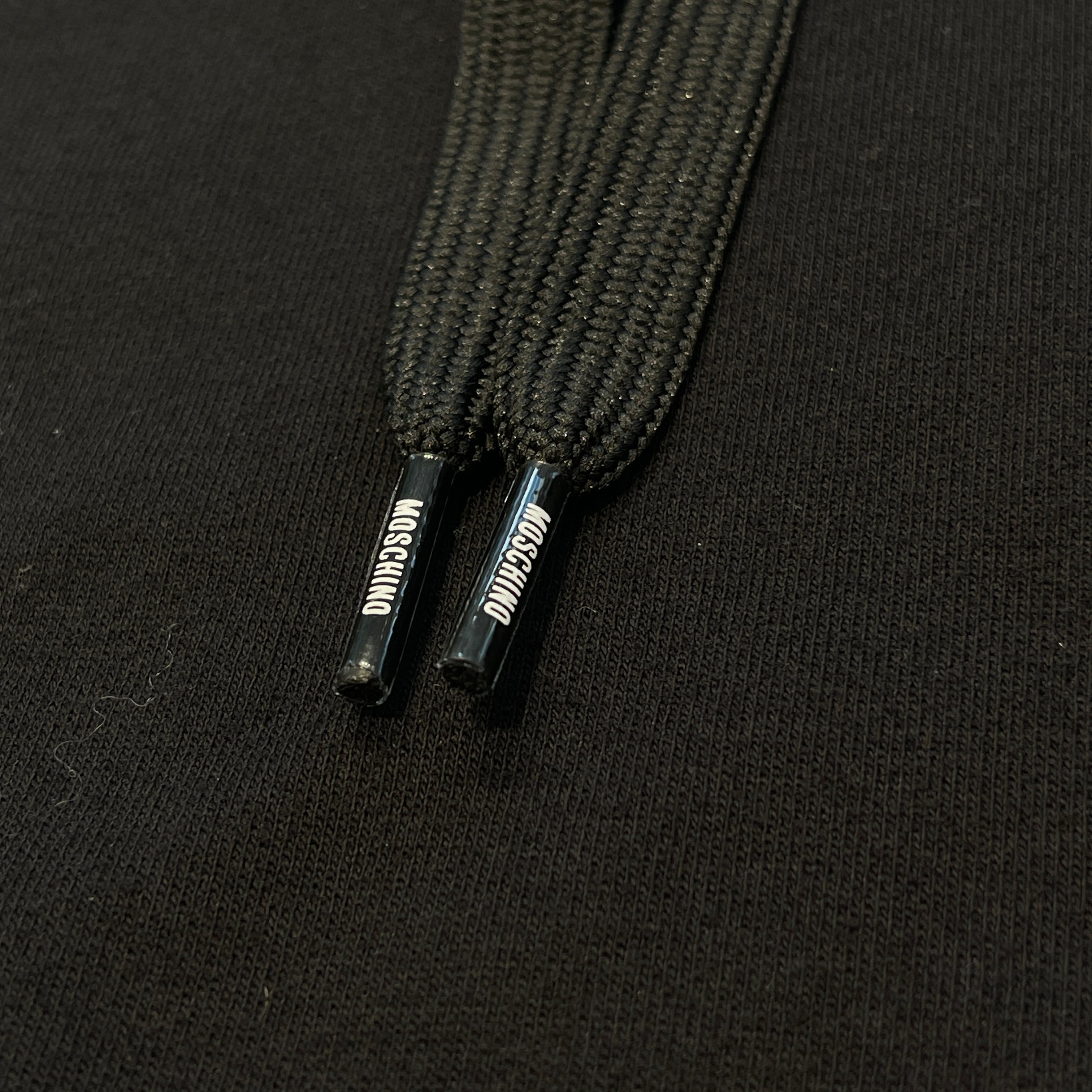 MOSCHINO UNDERWEAR Taped Detail Pullover Hoodie Size Size S モスキーノ アンダーウェア テープディティール プルオーバーフーディ サイズS