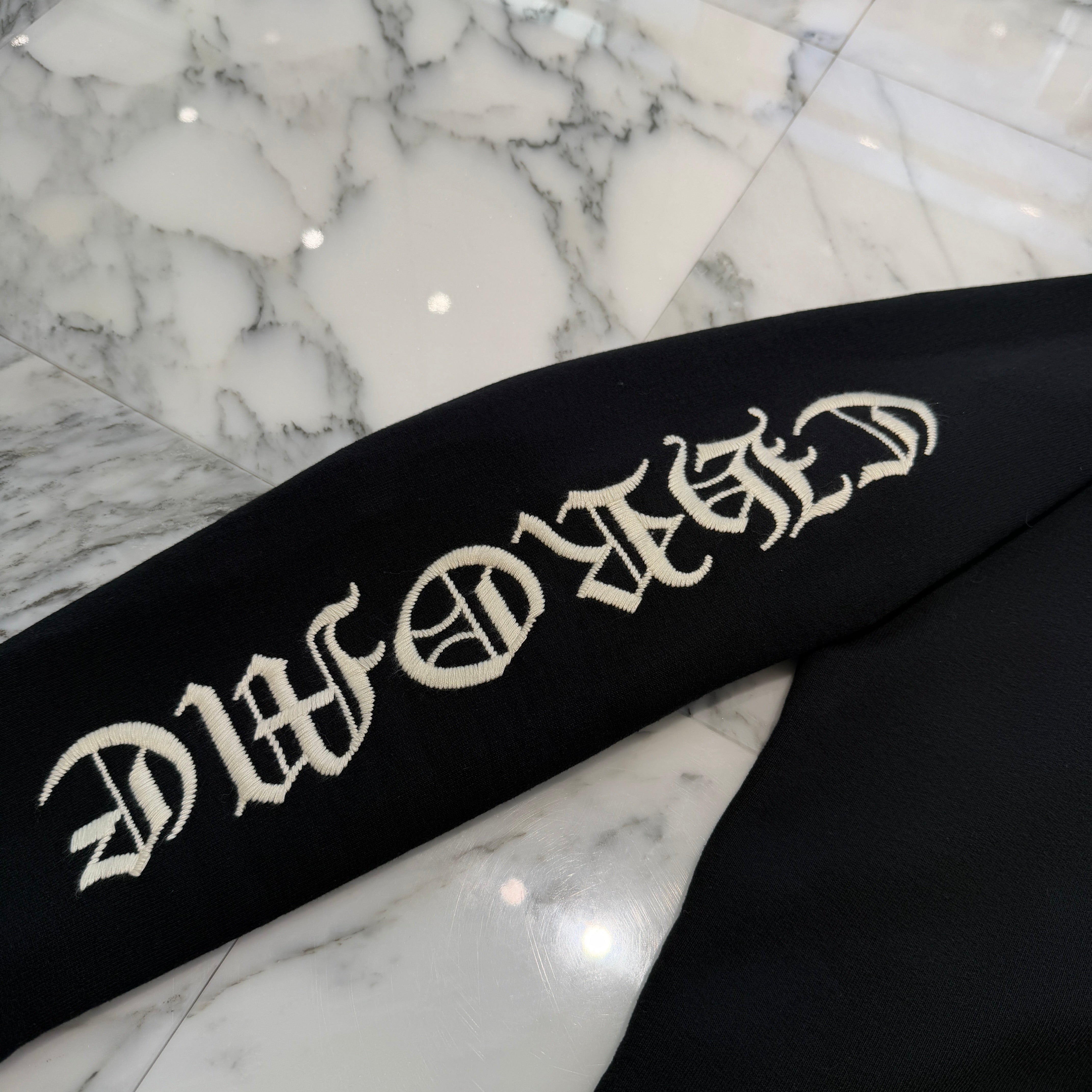 CHROME HEARTS Y NOT SLO RIDE CH Embroidery Pullover Hoodie Size L クロムハーツ ワイノット スロライド CH刺繍 プルオーバーフーディー サイズL