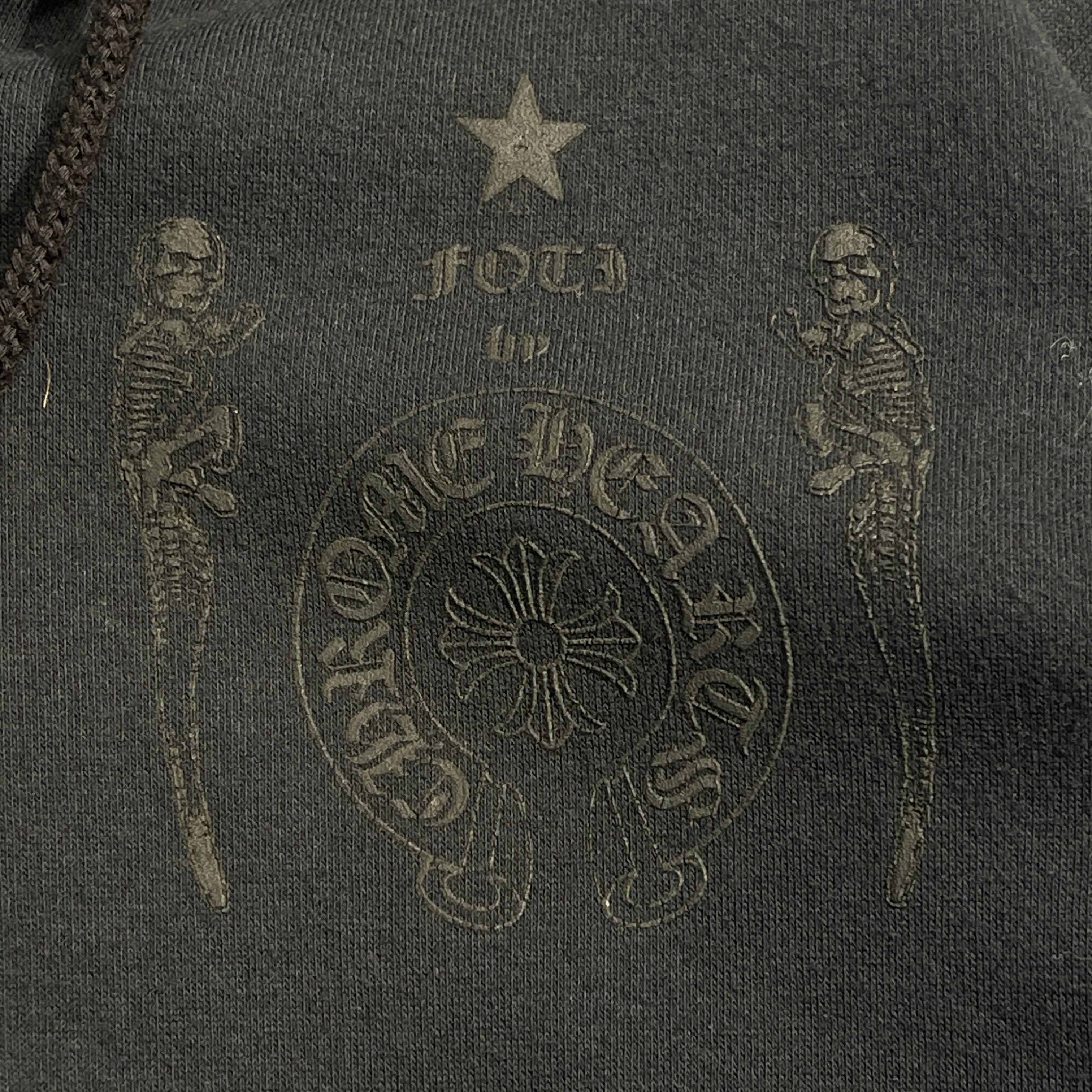CHROME HEARTS Joe Foti Skull Zip Up Hoodie Size M クロムハーツ ジョーフォティ スカル ジップアップフーディーサイズM