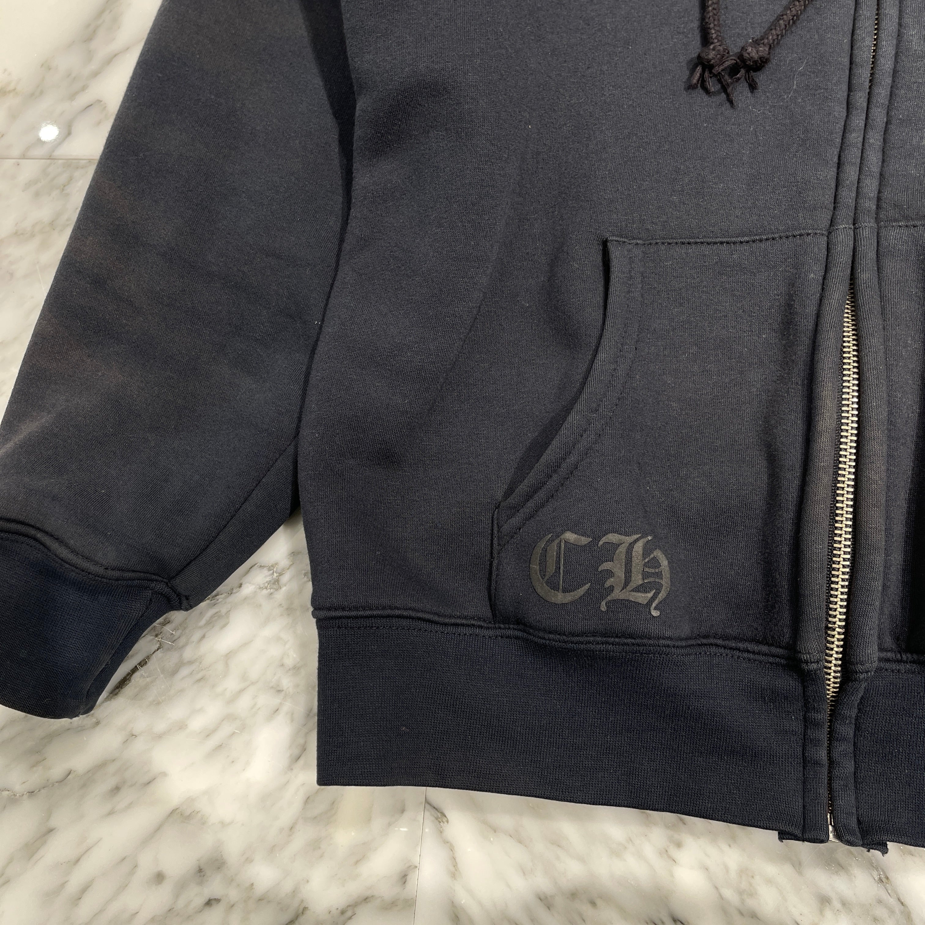 CHROME HEARTS Joe Foti Skull Zip Up Hoodie Size M クロムハーツ ジョーフォティ スカル ジップアップフーディーサイズM