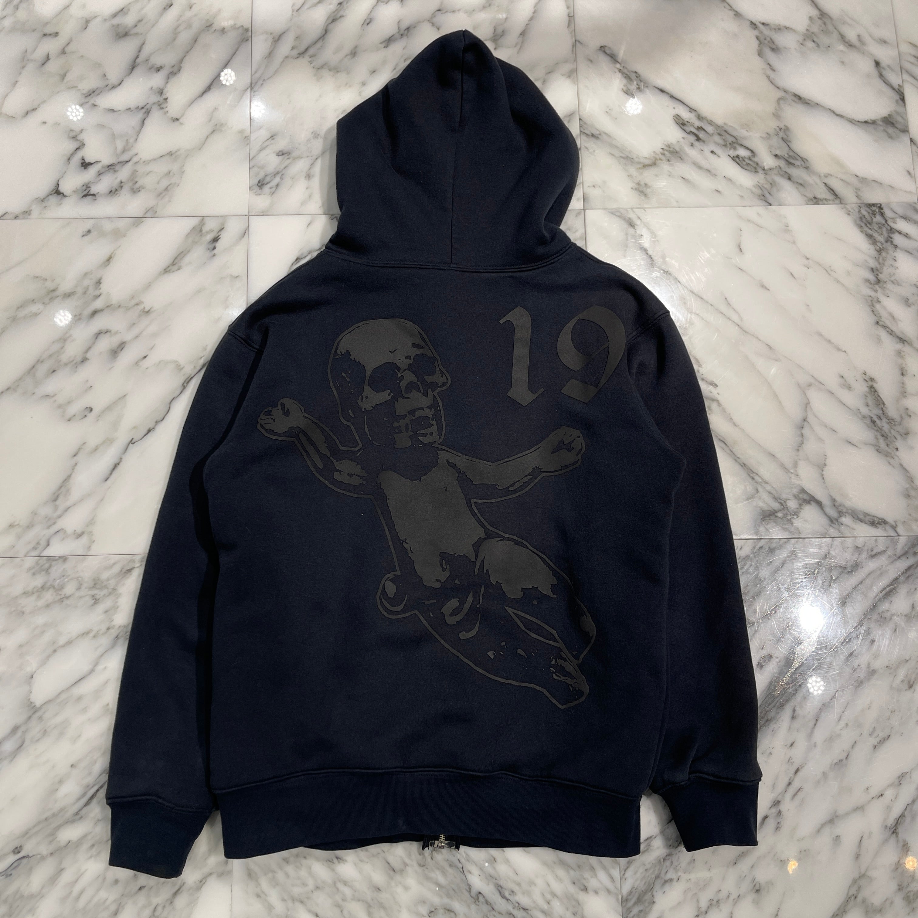 CHROME HEARTS Joe Foti Skull Zip Up Hoodie Size M クロムハーツ ジョーフォティ スカル ジップアップフーディーサイズM