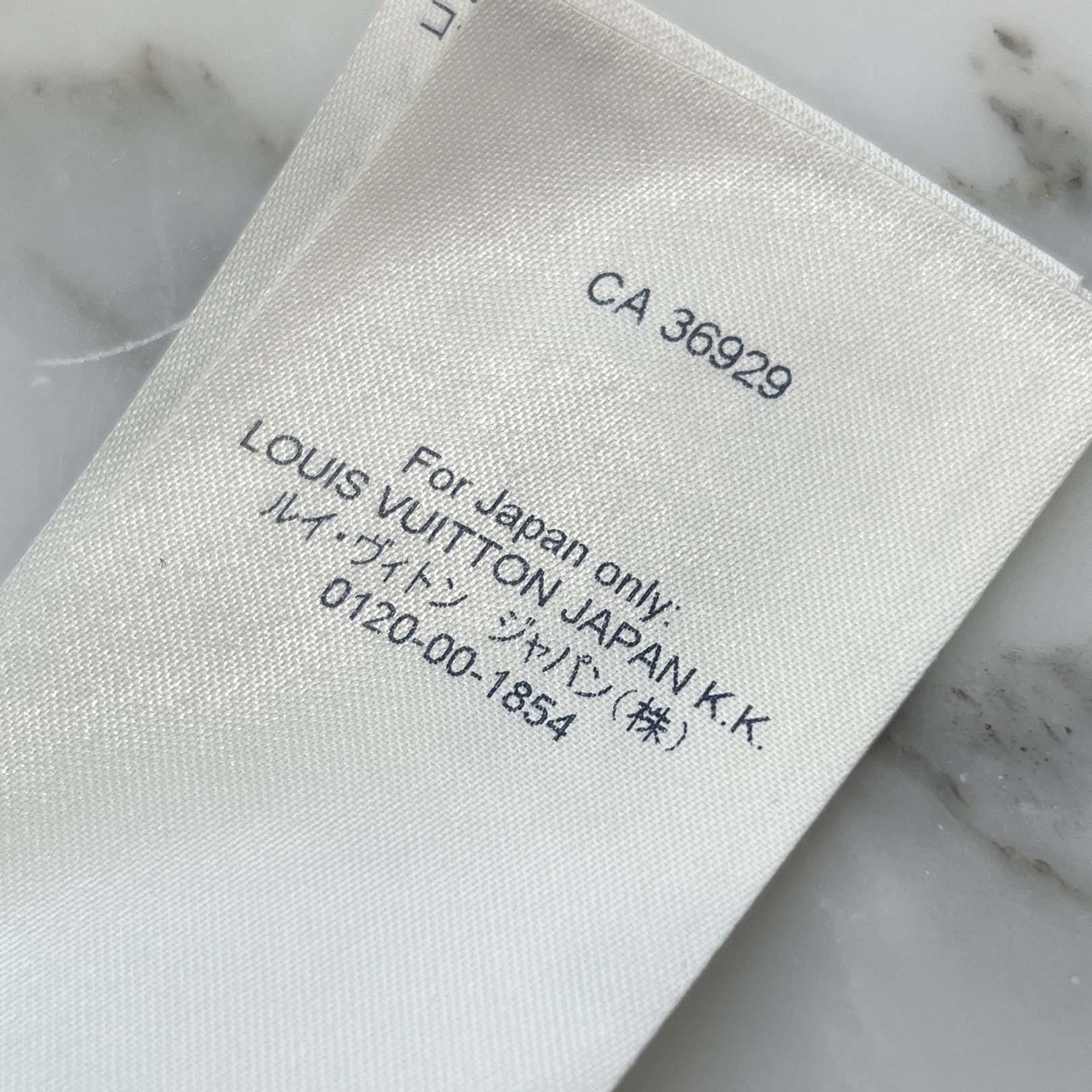 LOUIS VUITTON 2021AW LV Wax Monogram Oversized Shirt HLS77W Size M ルイヴィトン LVワックス モノグラムオーバーサイズ シャツ サイズM