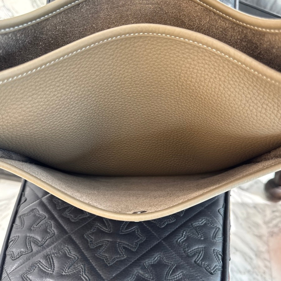 HERMES Evelyn III Trois PM "Etoupe" W刻印 エルメス エブリンIII トロワ PM "エトゥープ" レザーショルダーバッグ W刻印