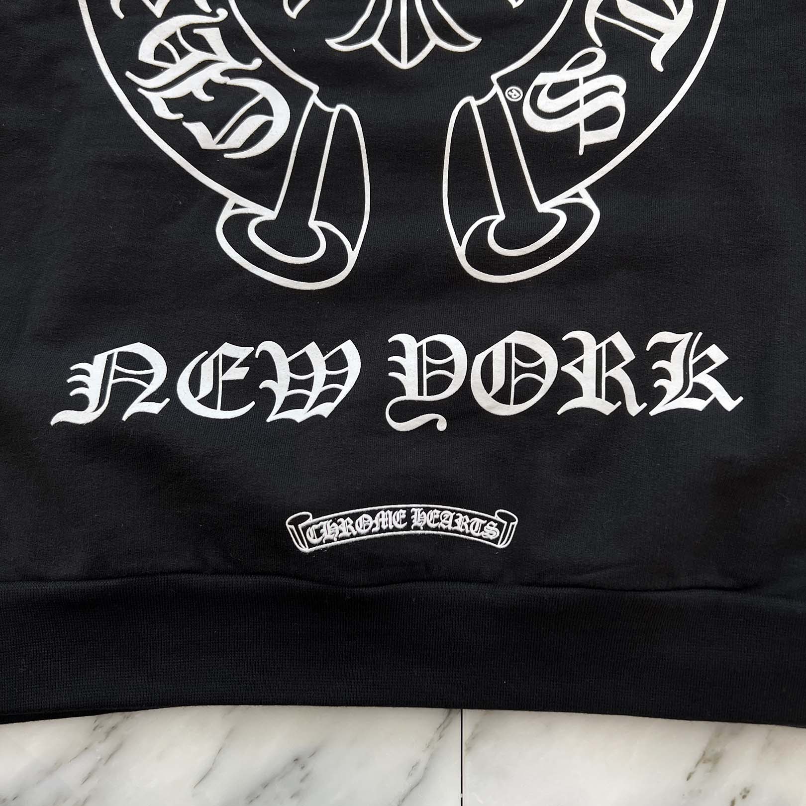 CHROME HEARTS NEW YORK Limited Horseshoe Pullover Hoodie Size S クロムハーツ ニューヨーク限定 ホースシュー プルオーバーフーディーサイズS