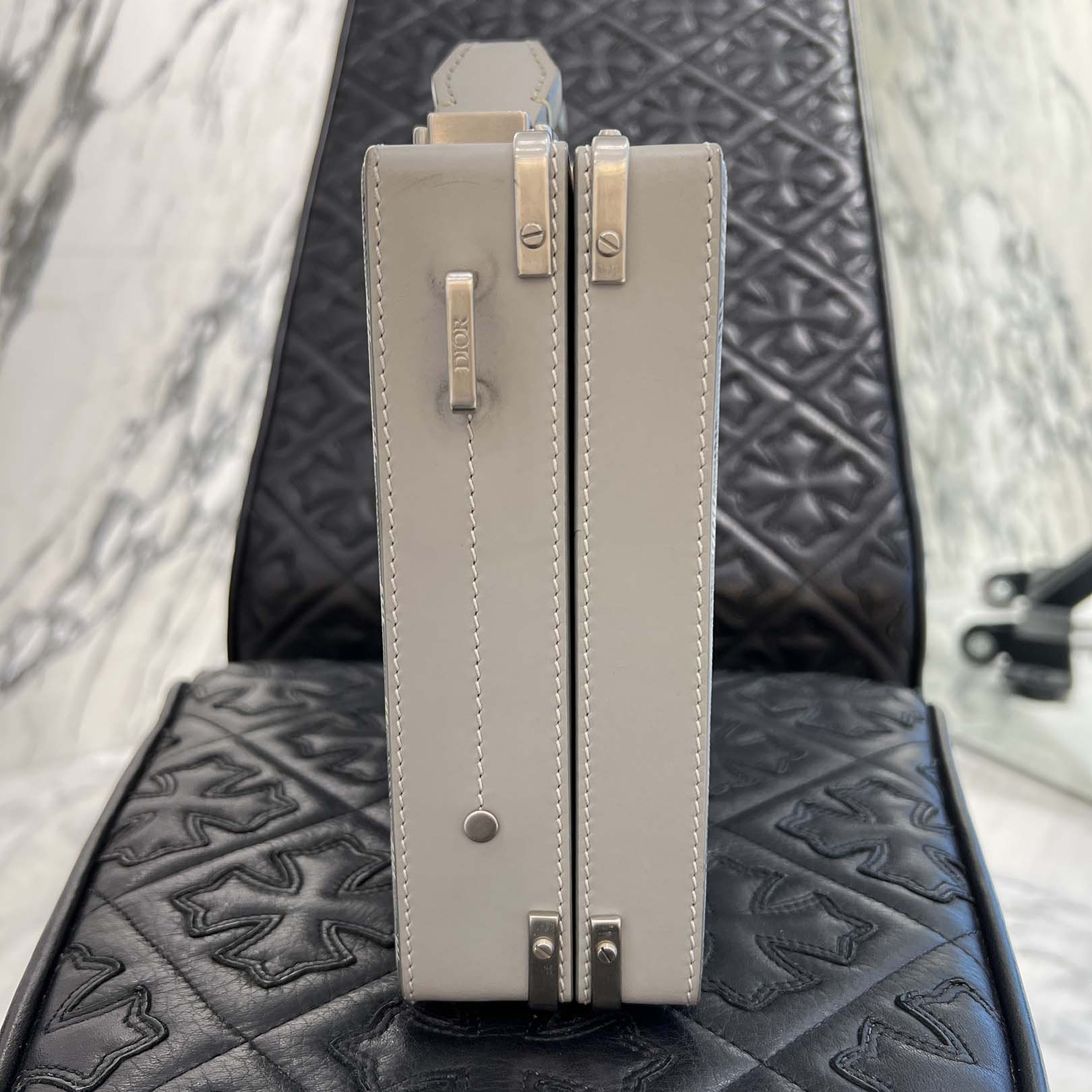DIOR 2022SS CD Diamond Lock Case Shoulder Bag 1LXBR163CDP_H43E ディオール CDダイヤモンドロックケース ショルダーバッグ