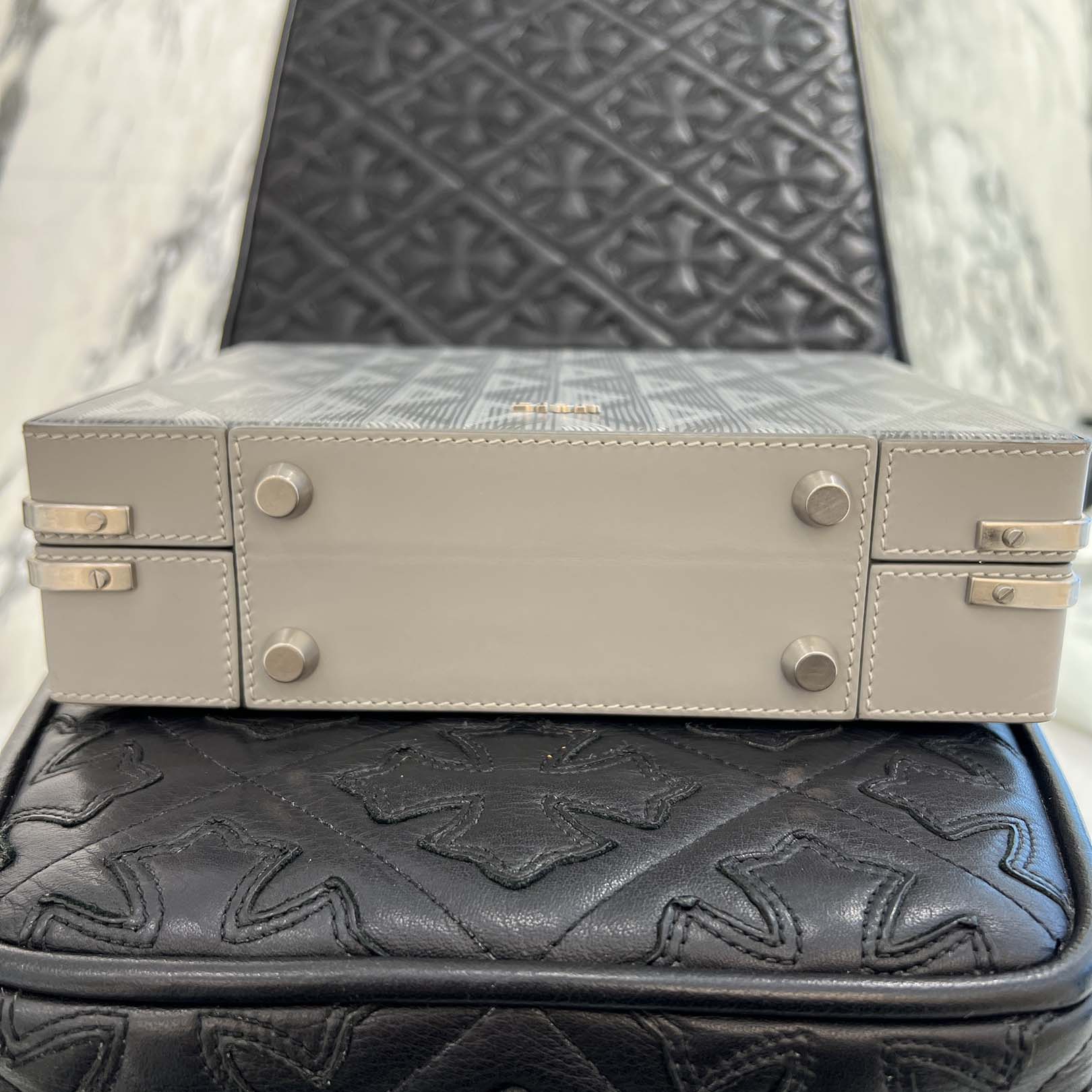 DIOR 2022SS CD Diamond Lock Case Shoulder Bag 1LXBR163CDP_H43E ディオール CDダイヤモンドロックケース ショルダーバッグ