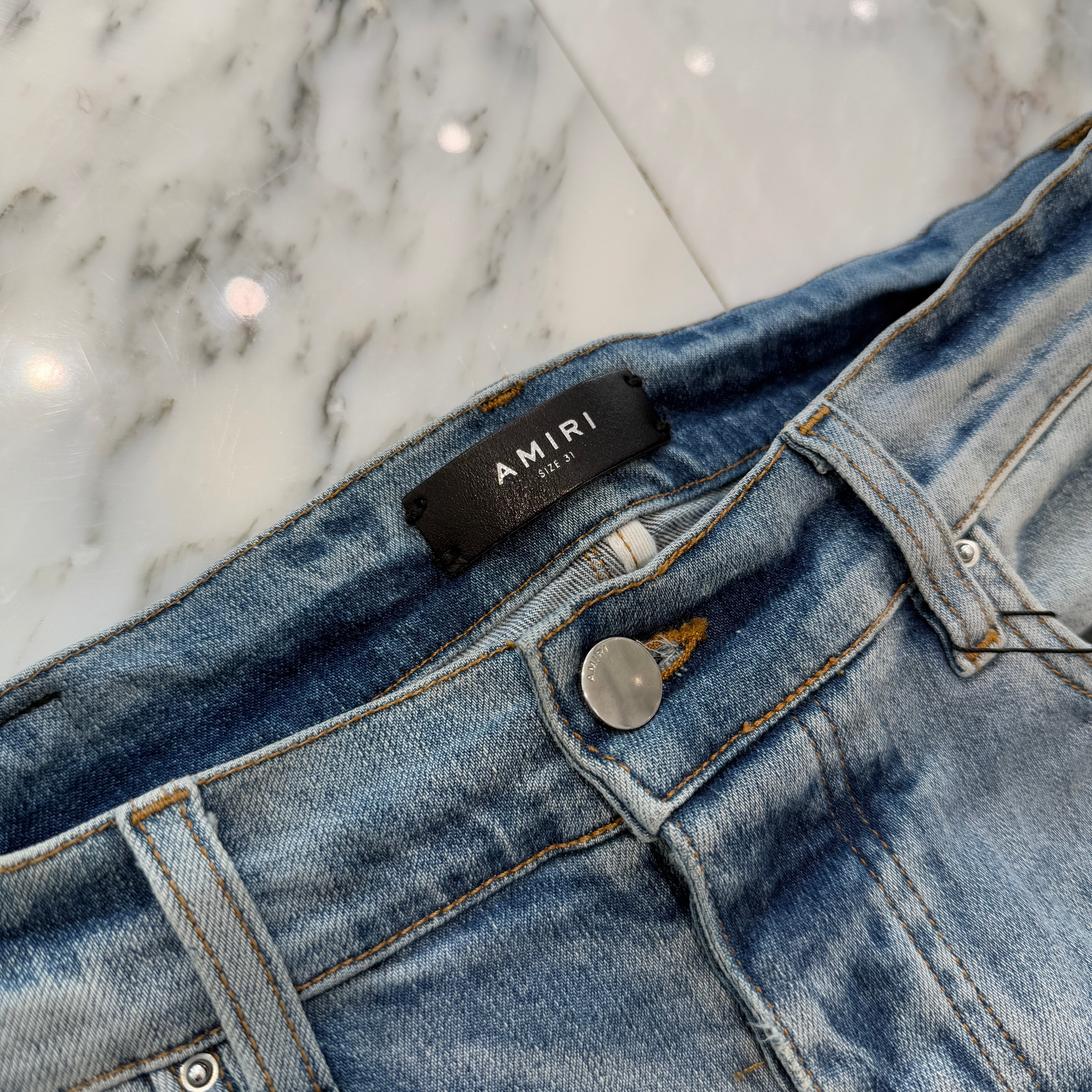 AMIRI Shotgun Processing Slim Fit Skinny Jeans Size 31 アミリ ショットガン加工 クラッシュ スリムフィット スキニージーンズ サイズ31