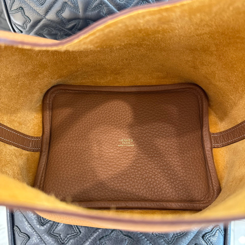 ❤お得なお品❤ピコタンロックPM18 ゴールド SV金具 エルメス □Q刻印 楽天市場】エルメス ピコタンロック18/PM ビスキュイ トリヨン