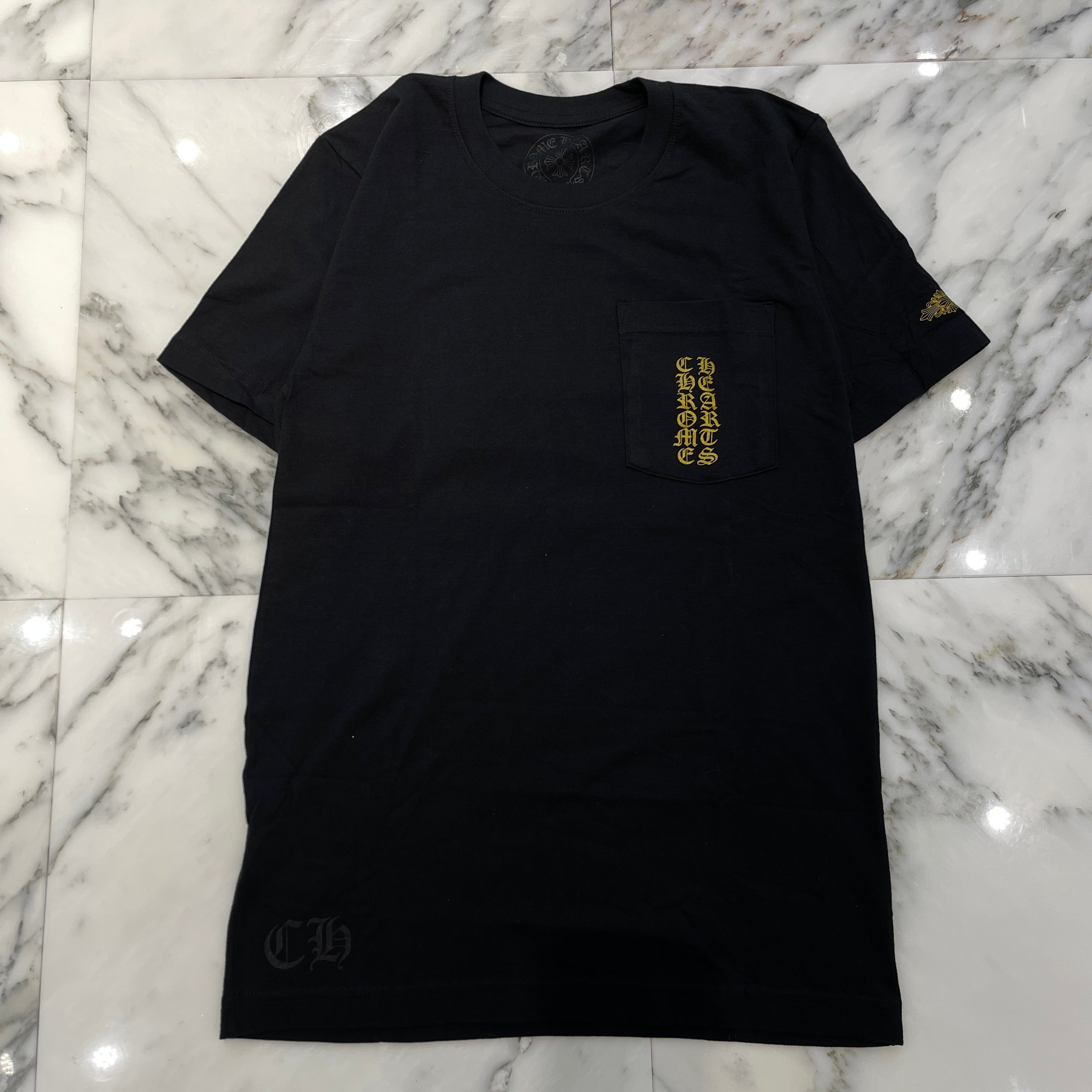 CHROME HEARTS HongKong Limited Back Scroll And Logo Cross Tee Size S クロムハーツ 香港限定 バックスクロール＆ロゴクロス Tシャツ サイズS