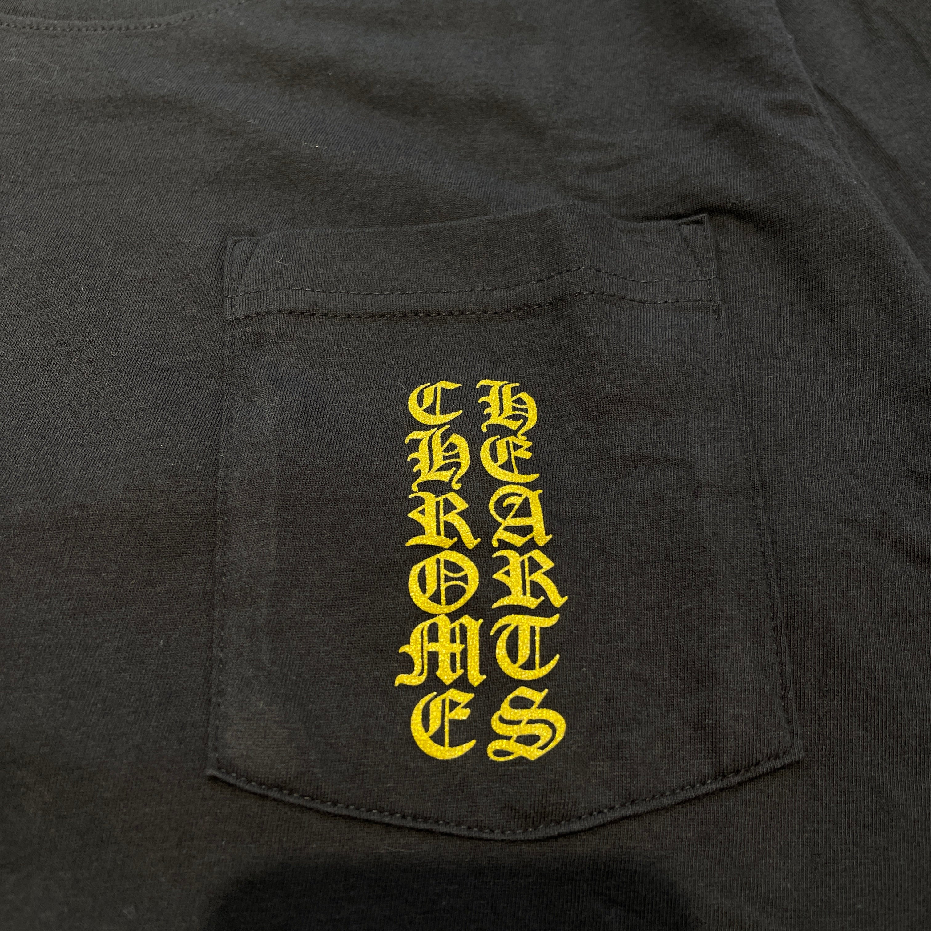 CHROME HEARTS HongKong Limited Back Scroll And Logo Cross Tee Size S クロムハーツ 香港限定 バックスクロール＆ロゴクロス Tシャツ サイズS