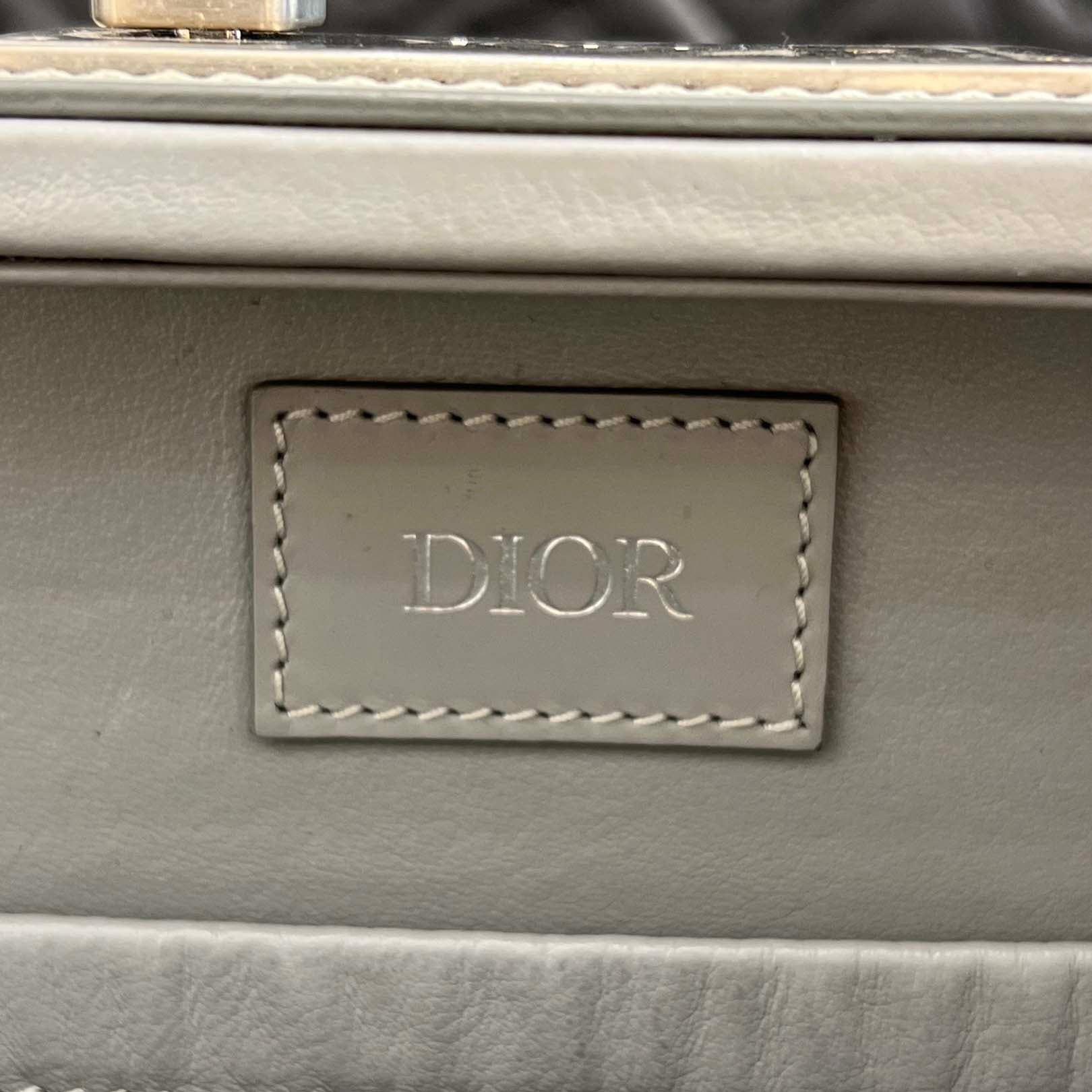 DIOR 2022SS CD Diamond Lock Case Shoulder Bag 1LXBR163CDP_H43E ディオール CDダイヤモンドロックケース ショルダーバッグ