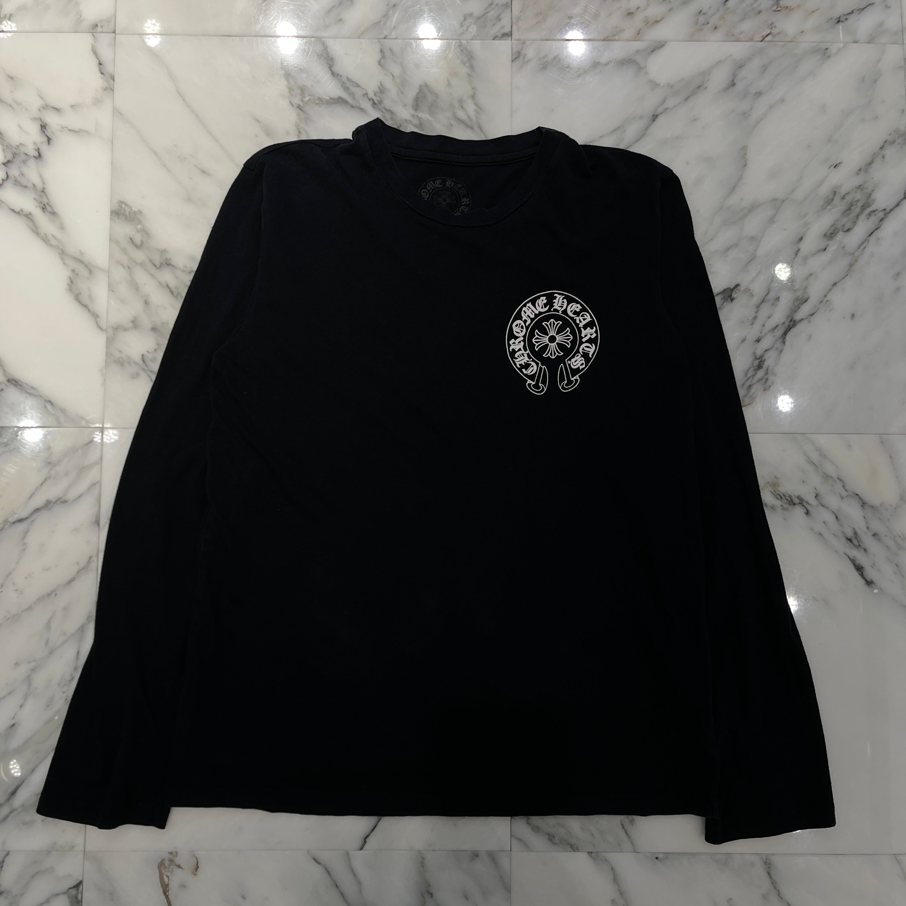 CHROME HEARTS ×MATTY BOY GREEN CHOMPER Long Sleeve Tee Size L クロムハーツ×マッティボーイ グリーンチョンパー ロングスリーブTシャツ サイズL