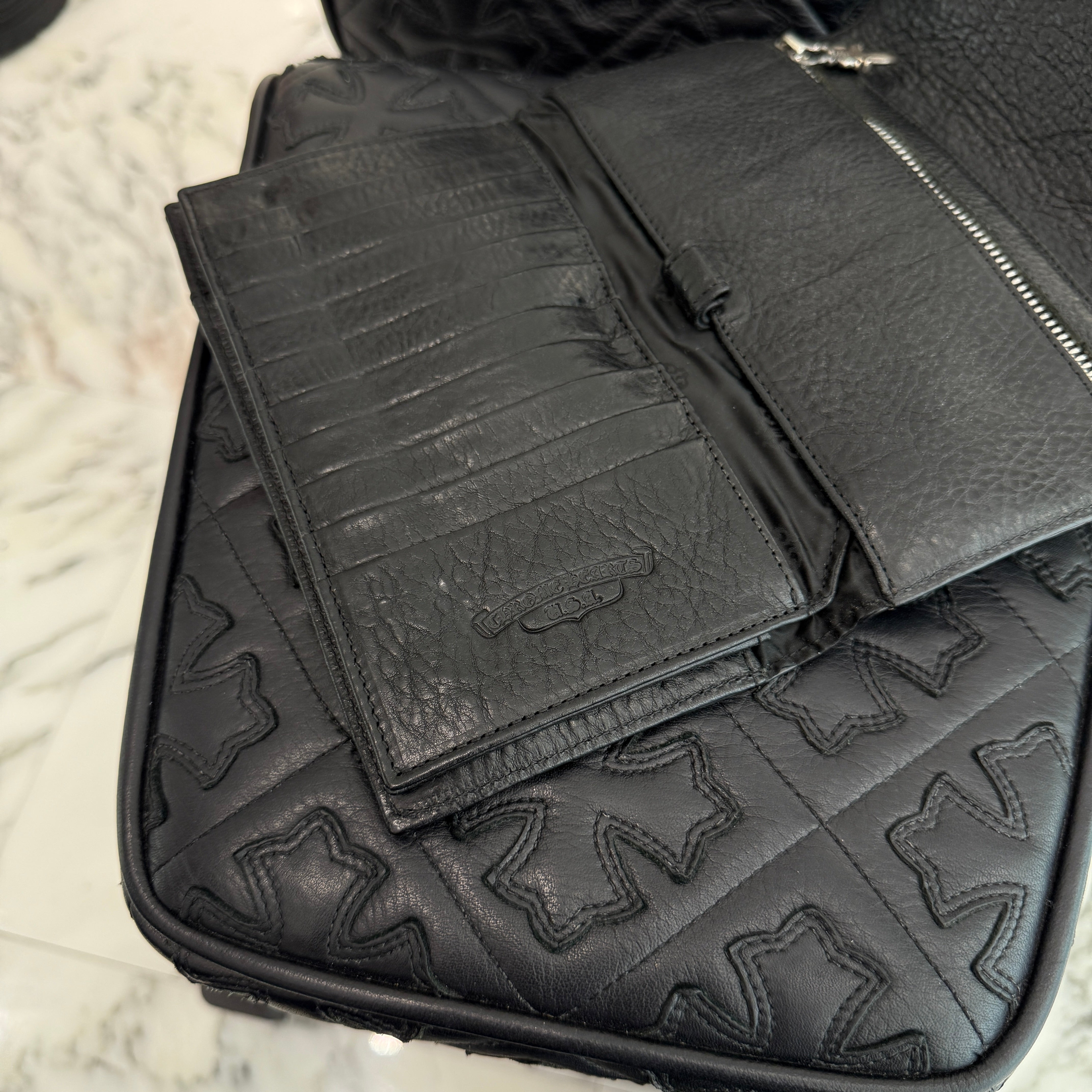 CHROME HEARTS Alligator Leather Wave Cross Ball Wallet クロムハーツ アリゲーターレザー ウェーブ クロスボール ウォレット