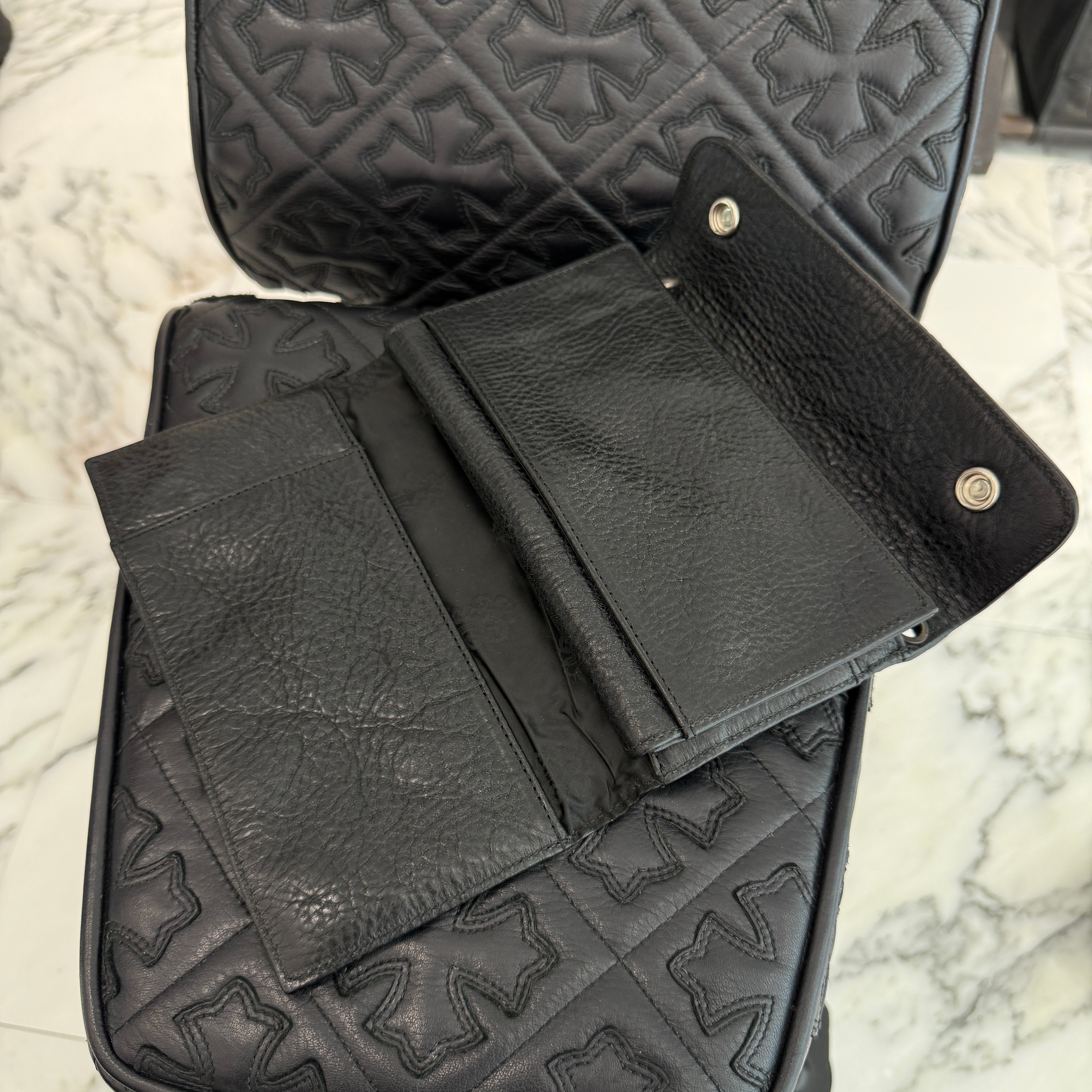 CHROME HEARTS Alligator Leather Wave Cross Ball Wallet クロムハーツ アリゲーターレザー ウェーブ クロスボール ウォレット