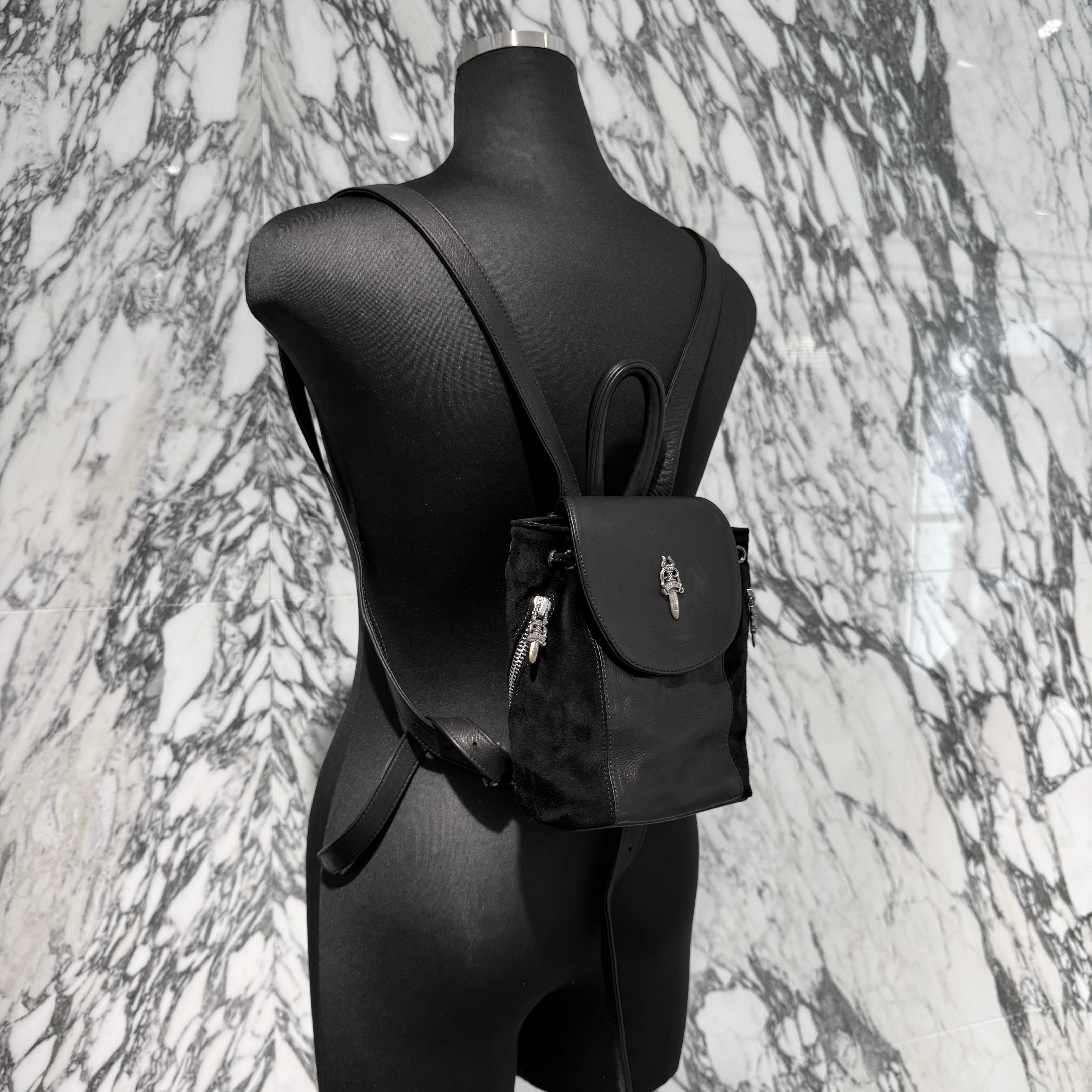 CHROME HEARTS IGGY MINI Leather Back Pack クロムハーツ イギー ミニ