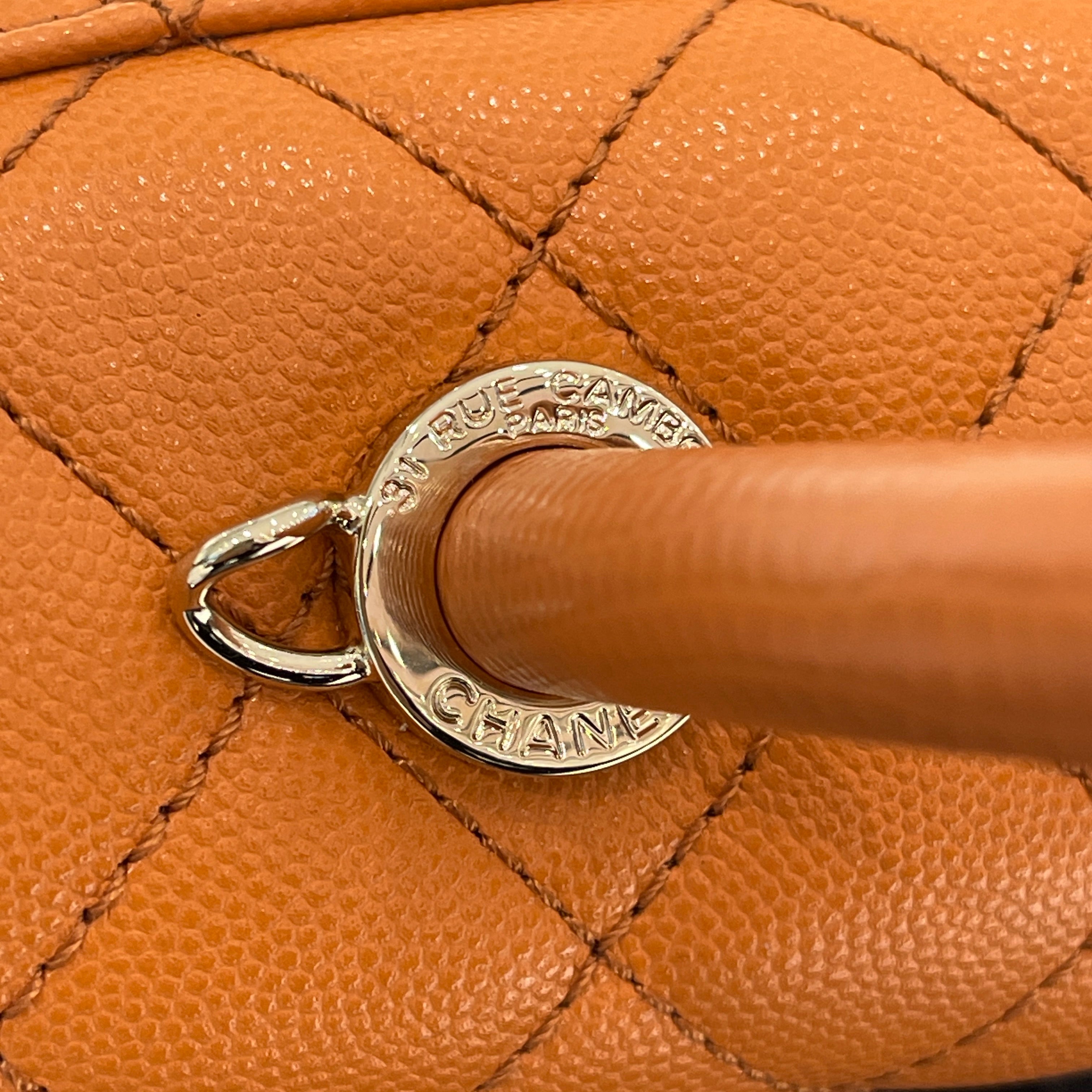 CHANEL Matelasse Coco Mark Coco Handle Caviar Skin Shoulder Tote Bag "Lizard" A92990 シャネル マトラッセ ココマーク ココハンドル キャビアスキン ショルダー トートバッグ "リザード"