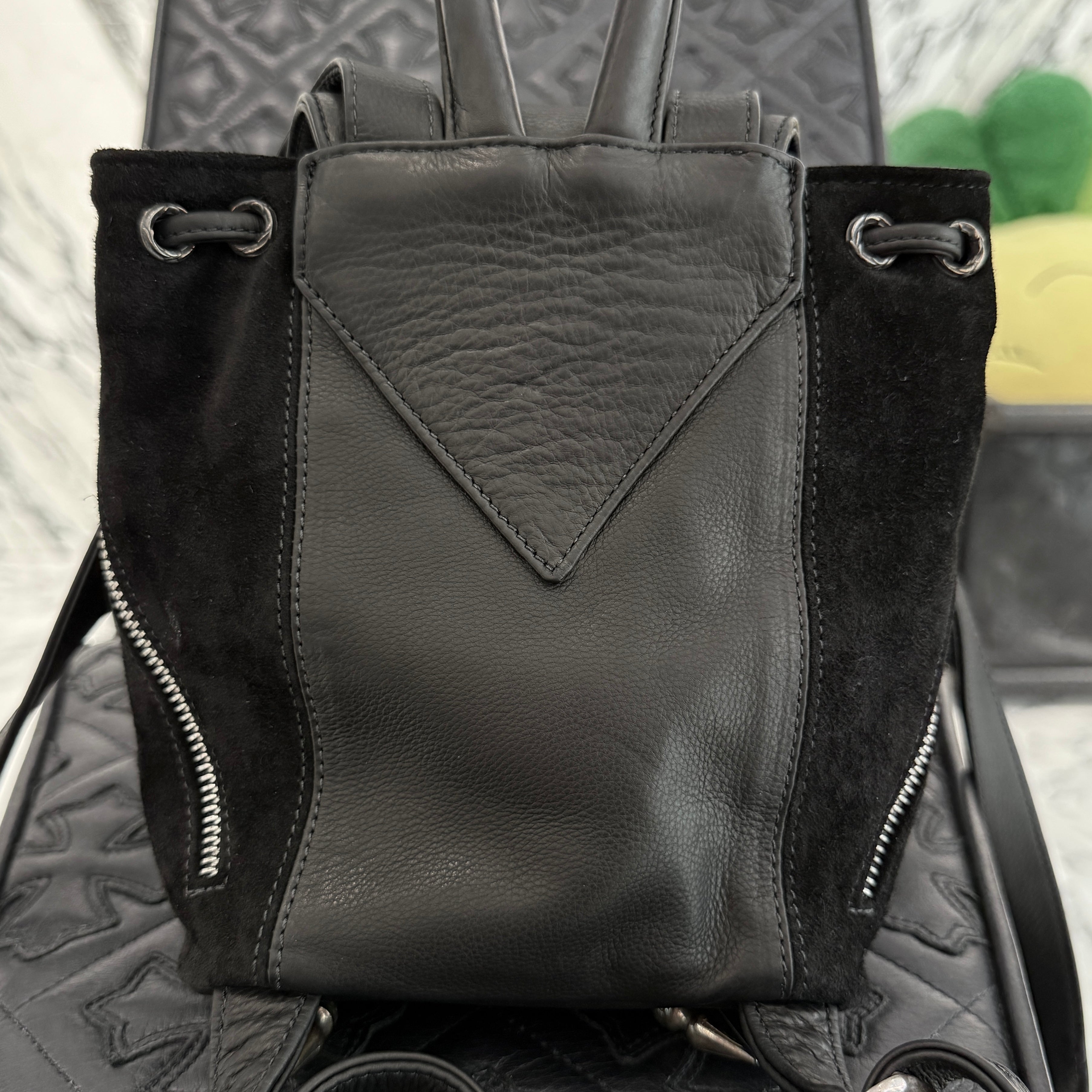 CHROME HEARTS IGGY MINI Leather Back Pack クロムハーツ イギー ミニ レザーバックパック