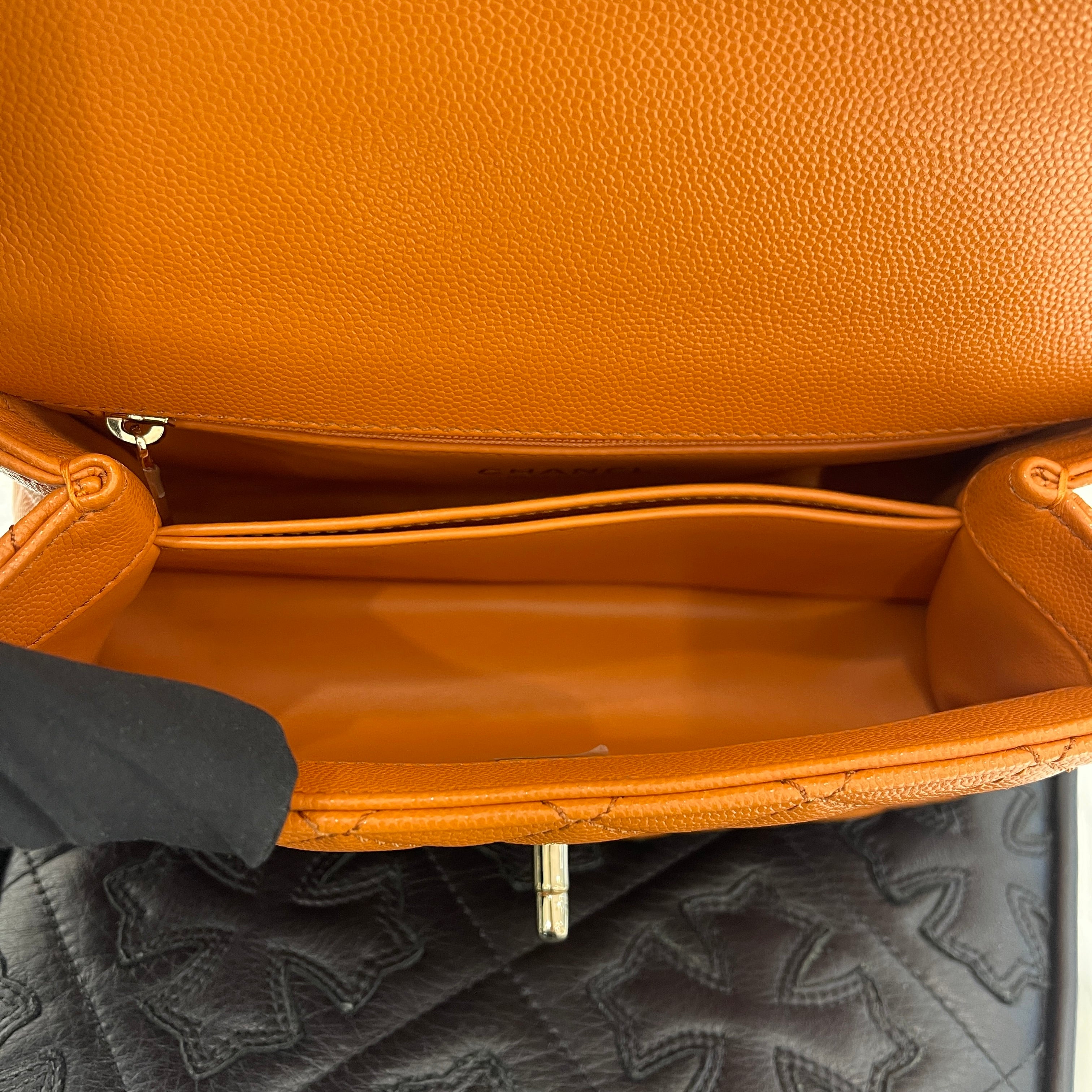 CHANEL Matelasse Coco Mark Coco Handle Caviar Skin Shoulder Tote Bag "Lizard" A92990 シャネル マトラッセ ココマーク ココハンドル キャビアスキン ショルダー トートバッグ "リザード"