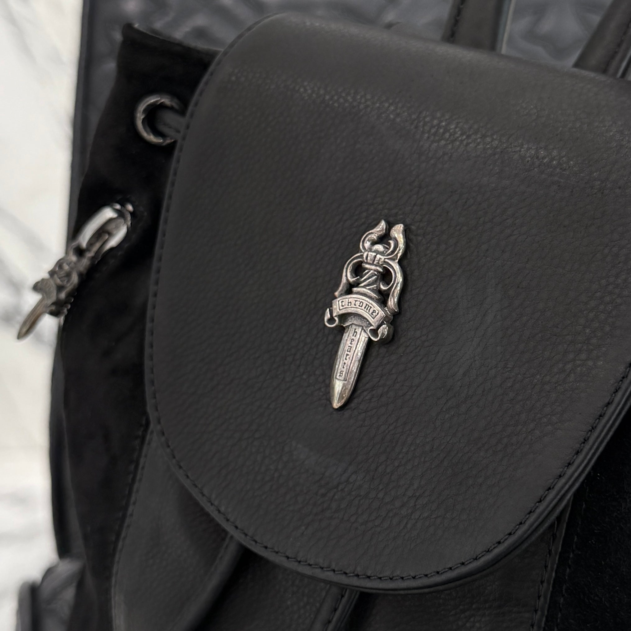 CHROME HEARTS IGGY MINI Leather Back Pack クロムハーツ イギー ミニ レザーバックパック