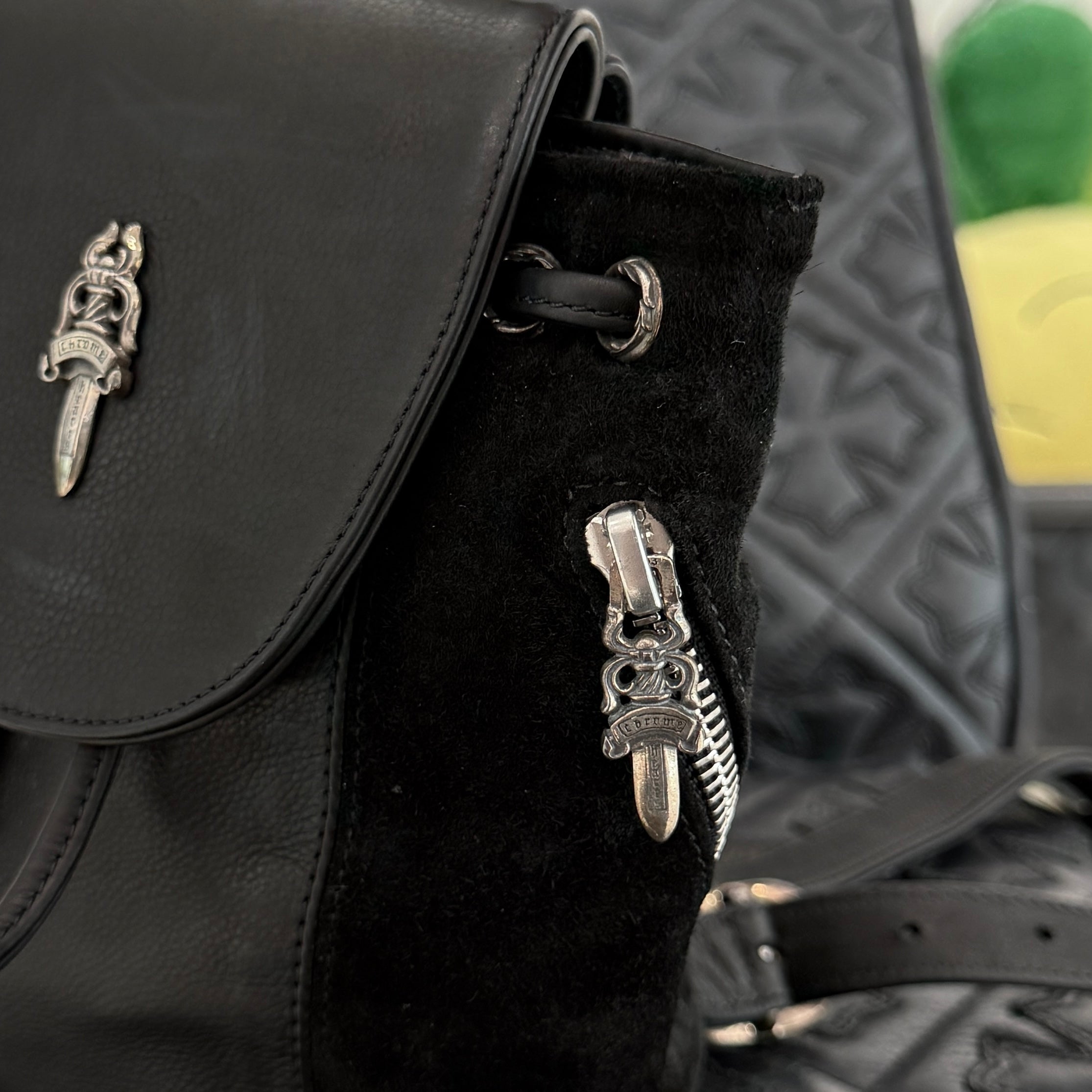 CHROME HEARTS IGGY MINI Leather Back Pack クロムハーツ イギー ミニ レザーバックパック