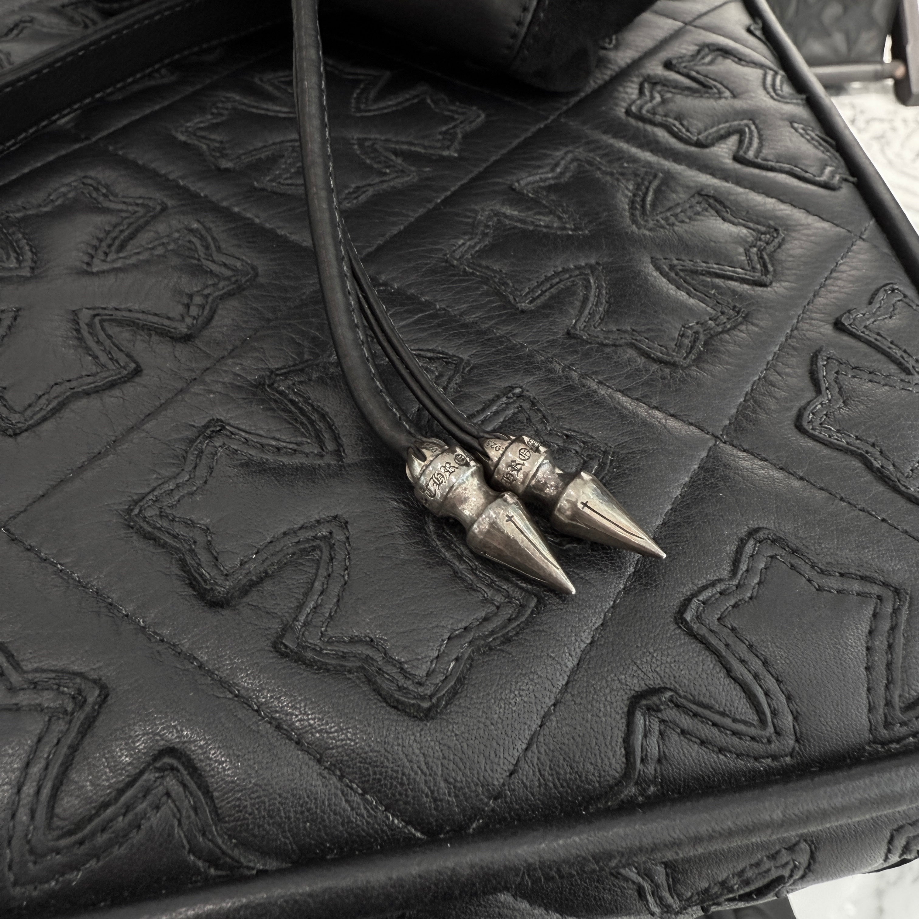 CHROME HEARTS IGGY MINI Leather Back Pack クロムハーツ イギー ミニ レザーバックパック