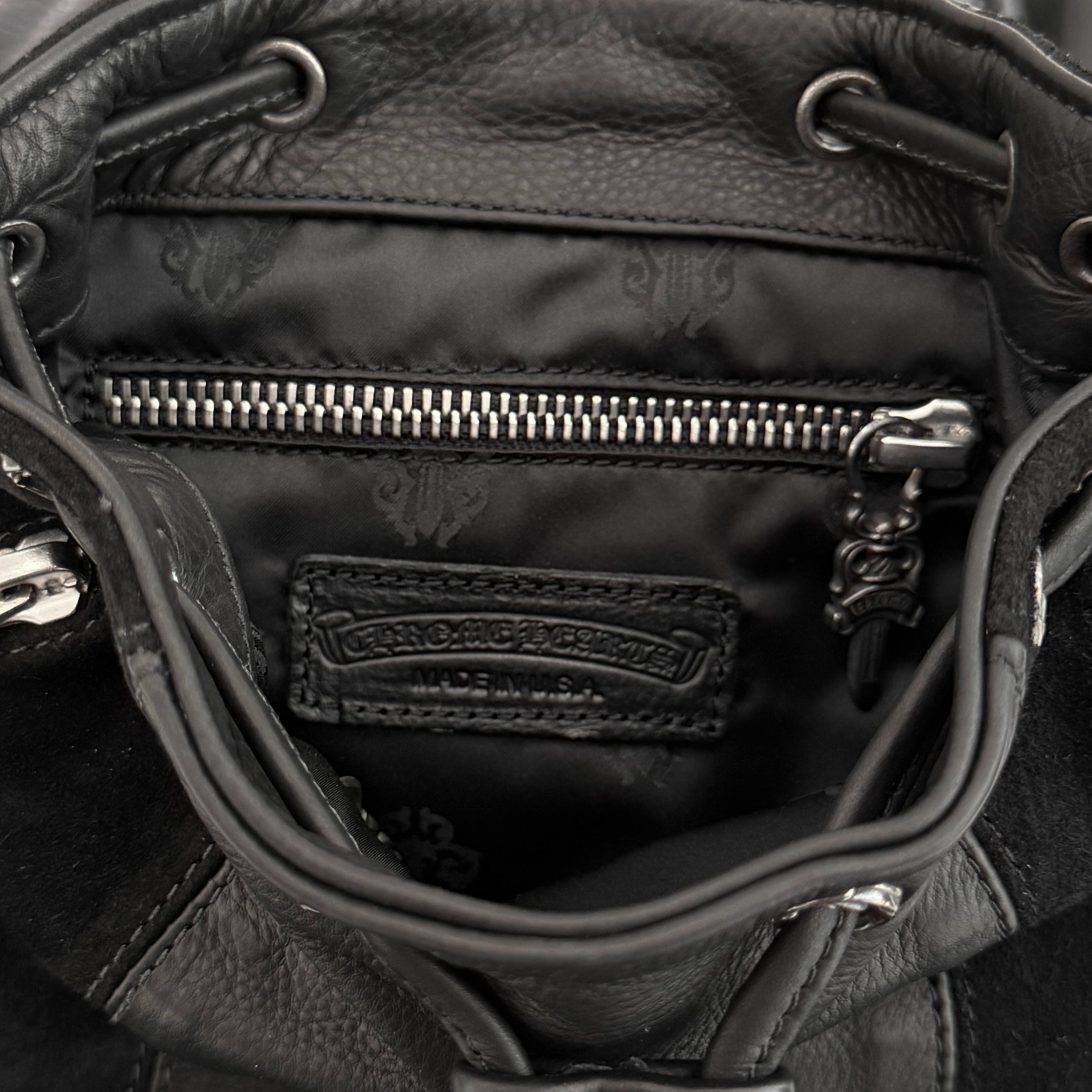 CHROME HEARTS IGGY MINI Leather Back Pack クロムハーツ イギー ミニ レザーバックパック