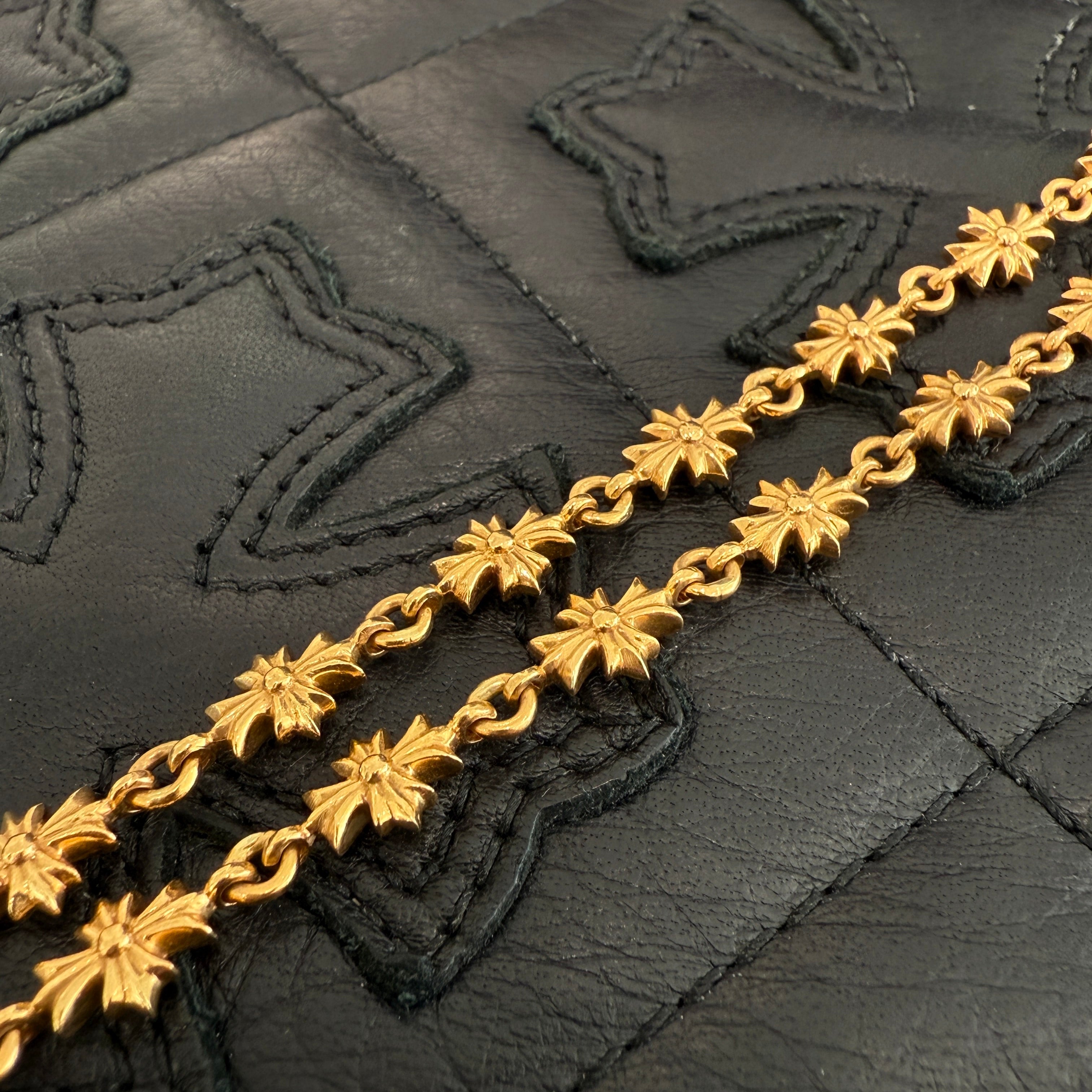 CHROME HEARTS 22K ROSARIO Necklace Size 24 Inch クロムハーツ 22K ロザリオ ネックレス サイズ24インチ