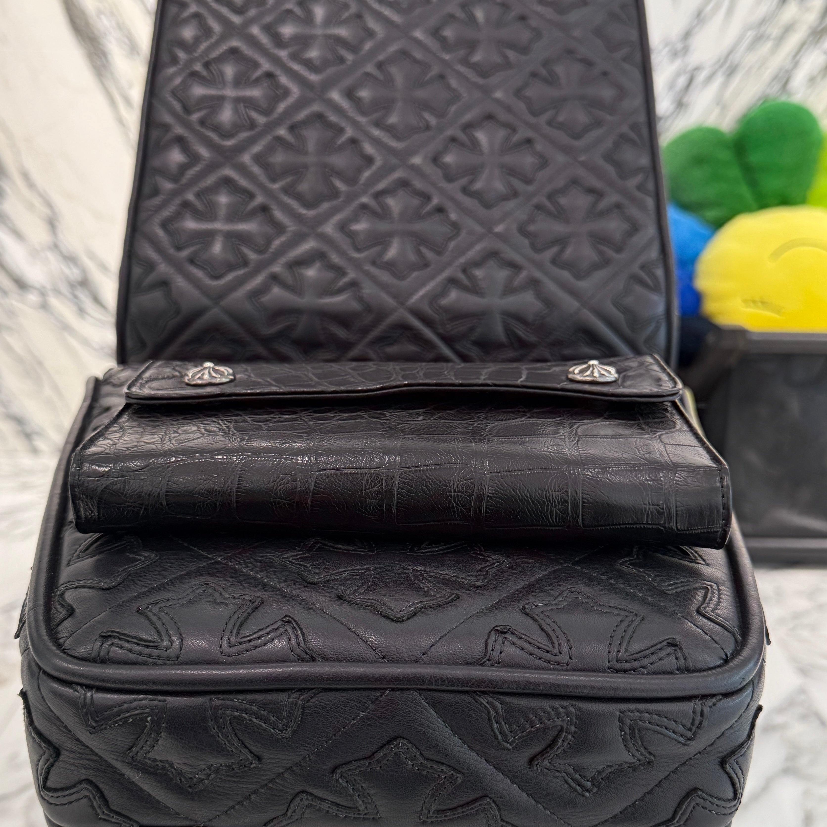 CHROME HEARTS Alligator Leather Wave Cross Ball Wallet クロムハーツ アリゲーターレザー ウェーブ クロスボール ウォレット