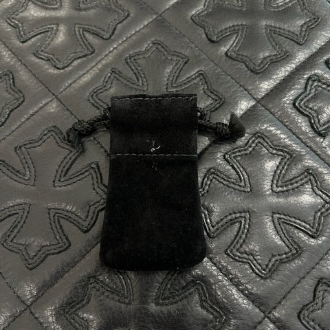 CHROME HEARTS 22K Safety Pin 1 Diamond Roll Chain Necklace Size 18 Inch クロムハーツ 22K セーフティピン 1ダイヤモンド ロールチェーン ネックレス 18インチ